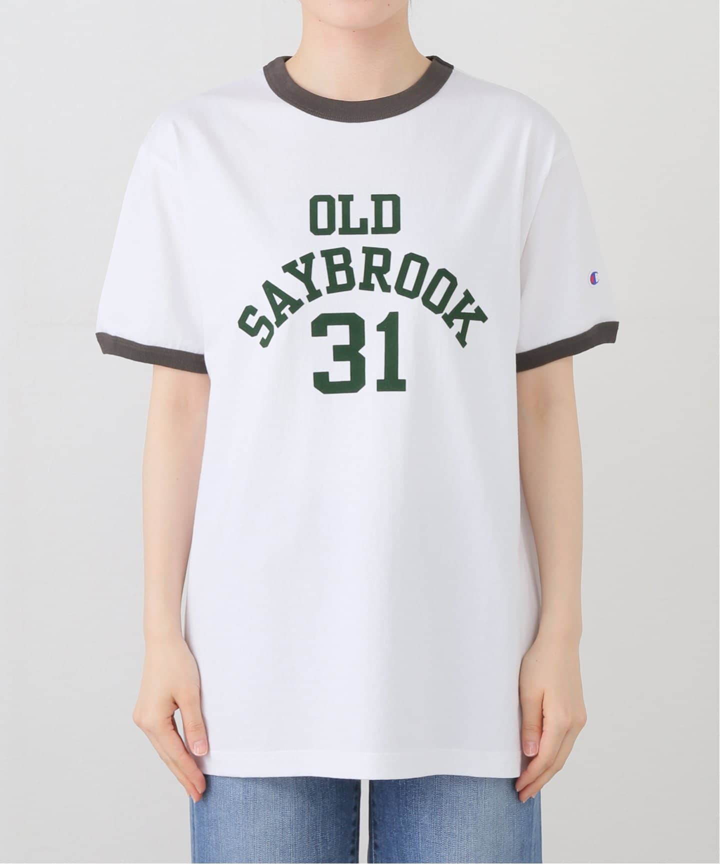 チャンピオン　リンガーT ショートスリーブリンガーTシャツ 24SS メンズカジュアル