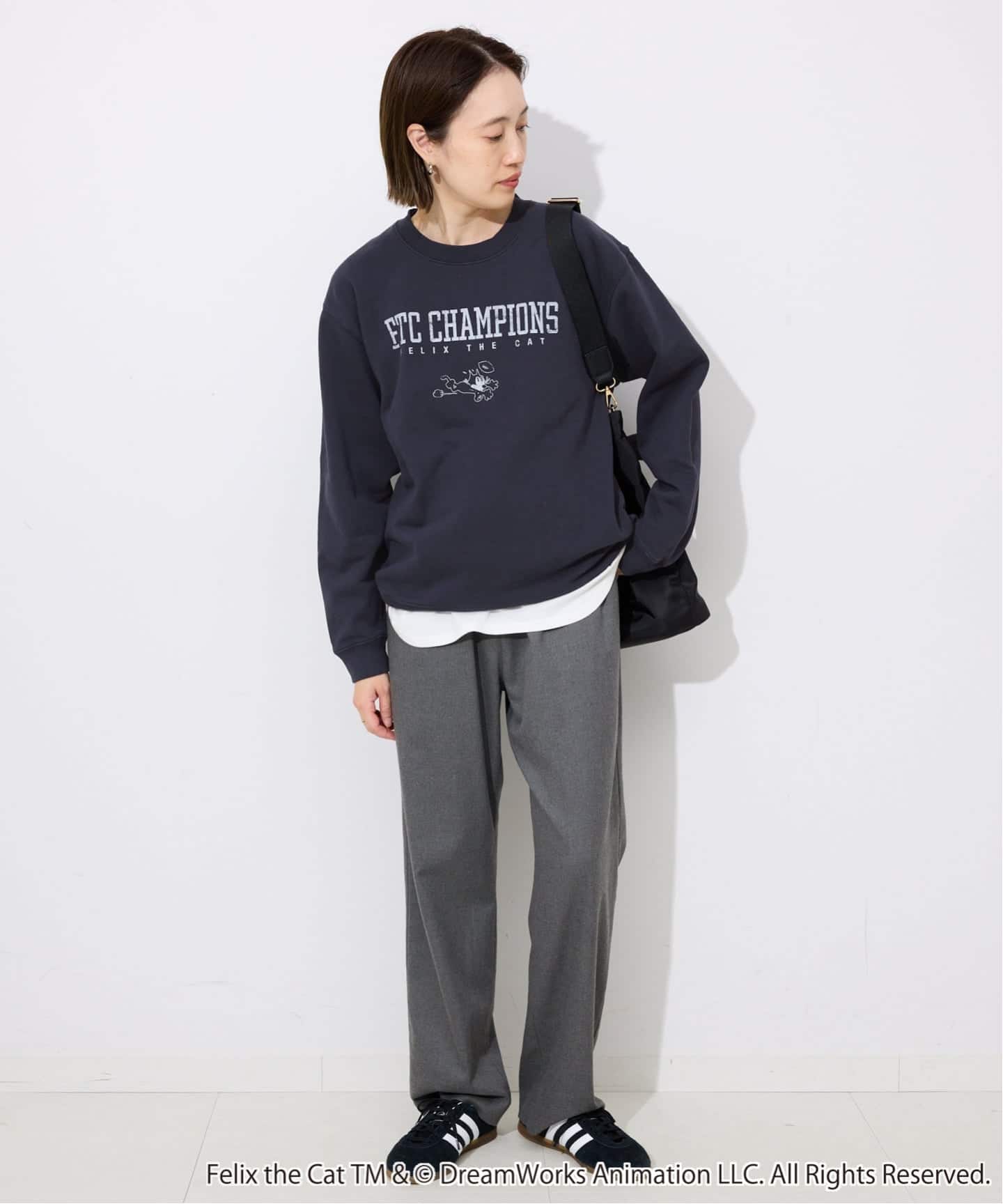 BALMYDAY'S/バルミーデイズ SLOBE別注 FELIX ロゴスウェット