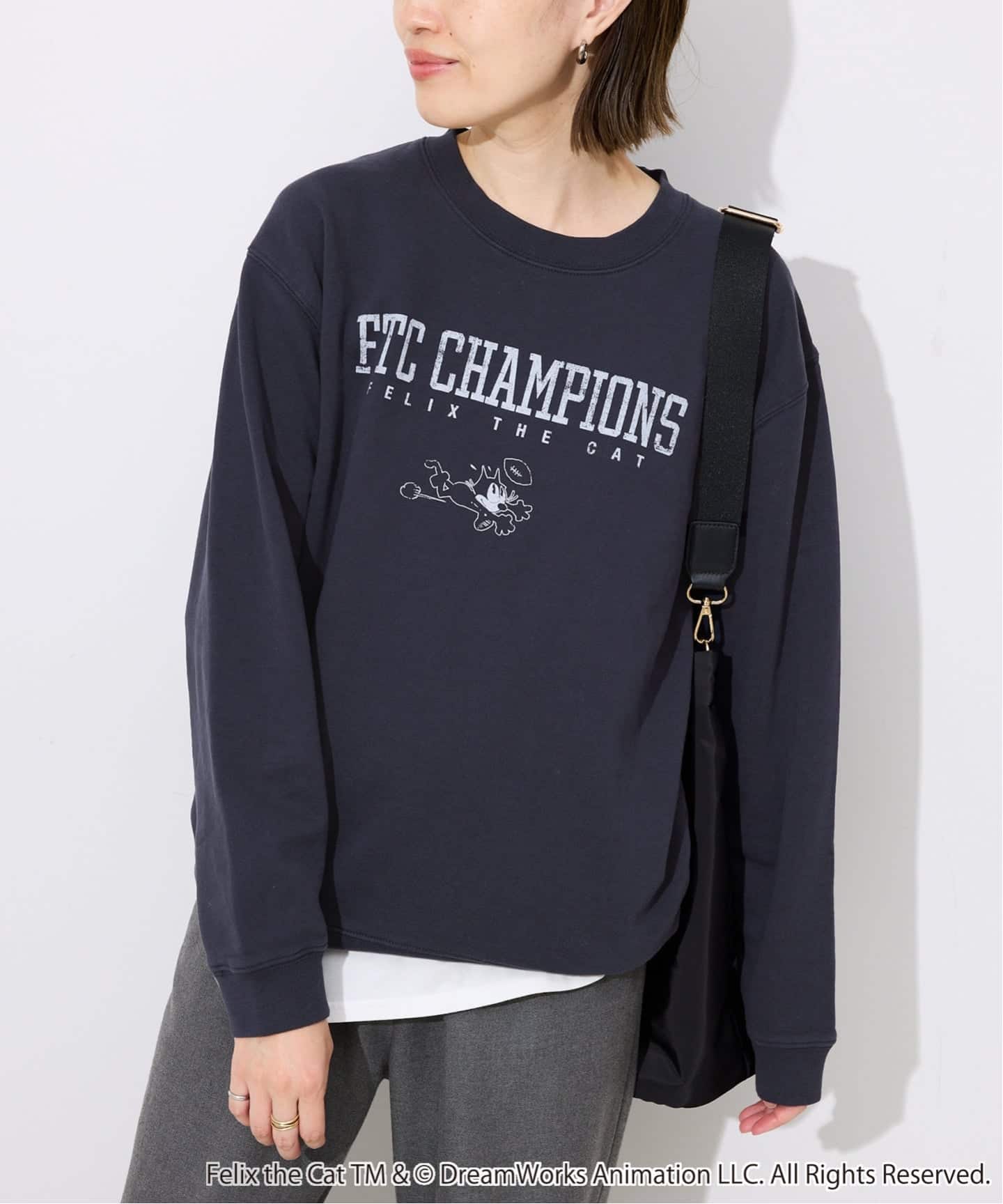 スローブ イエナ（SLOBE IENA）/BALMYDAY’S/バルミーデイズ SLOBE別注 FELIX ロゴスウェット BALMYDAY'S/バルミーデイズ SLOBE別注 FELIX ロゴスウェット