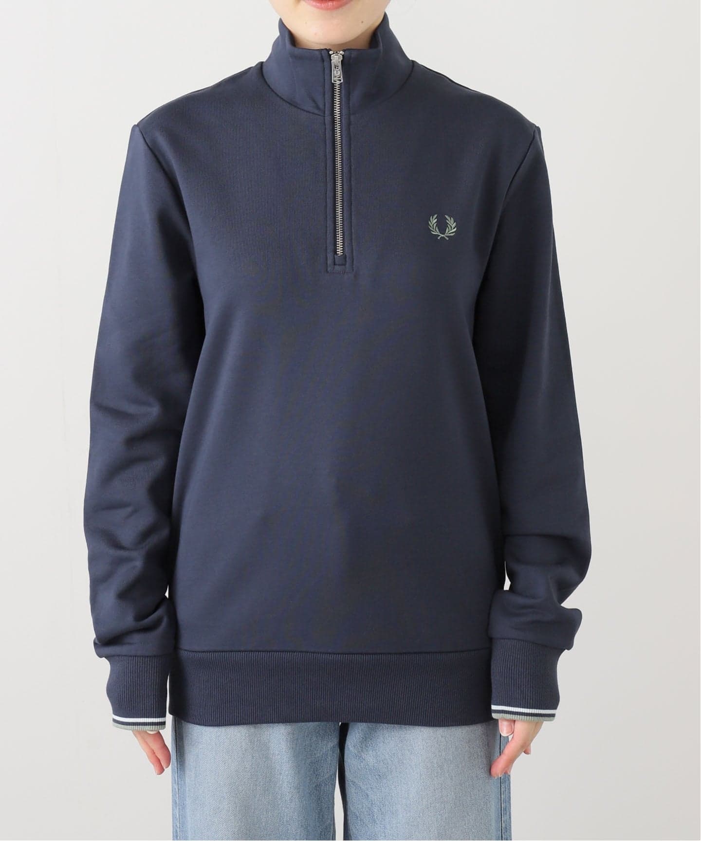 FRED PERRY/フレッドペリー ハーフジップスウェット M3574（スウェット
