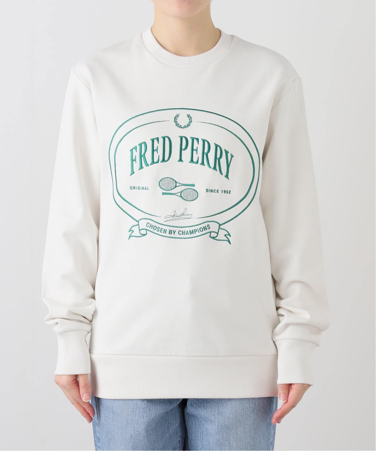 FRED PERRY フレッドペリー　スウェット FRED PERRY/フレッドペリー LOGOスウェット M1605 (MENS