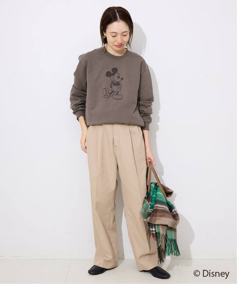 81BRANCA ハチイチブランカ SLOBE別注 ミッキースウェット スウェット SLOBE IENA スローブ イエナ の通販