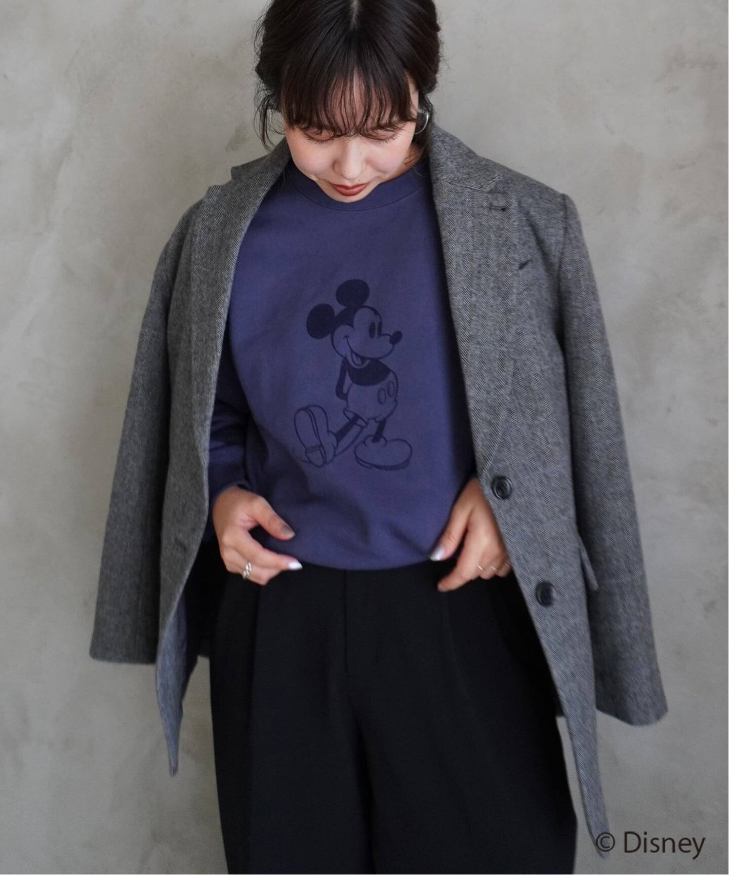 スローブ イエナ（SLOBE IENA）/+81BRANCA/ハチイチブランカ SLOBE別注 ミッキースウェット 81BRANCA/ハチイチブランカ SLOBE別注 ミッキースウェット（スウェット