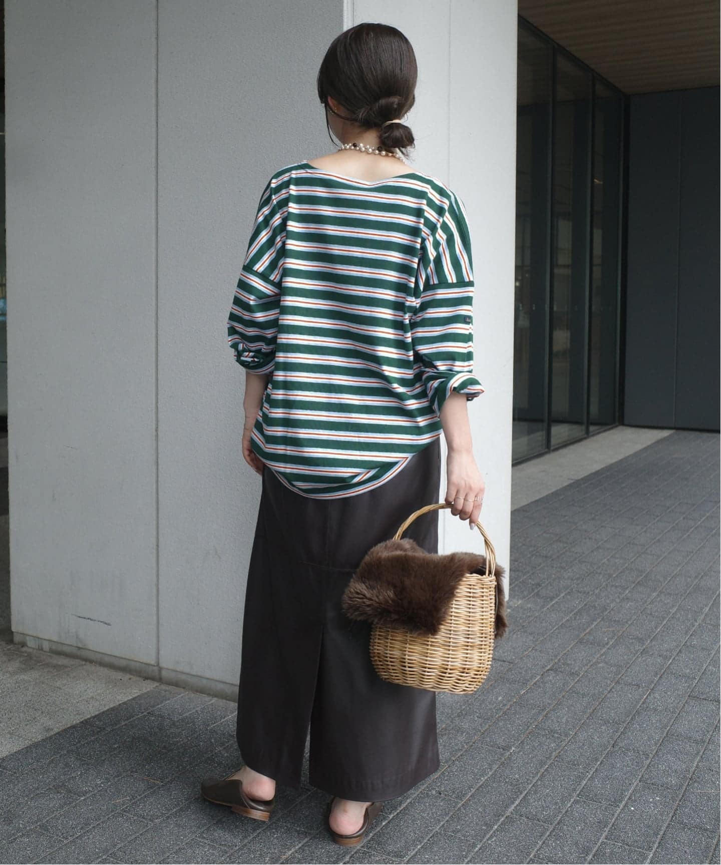 LE MINOR/ルミノア SLOBE別注 マルチボーダー（Tシャツ／カットソー