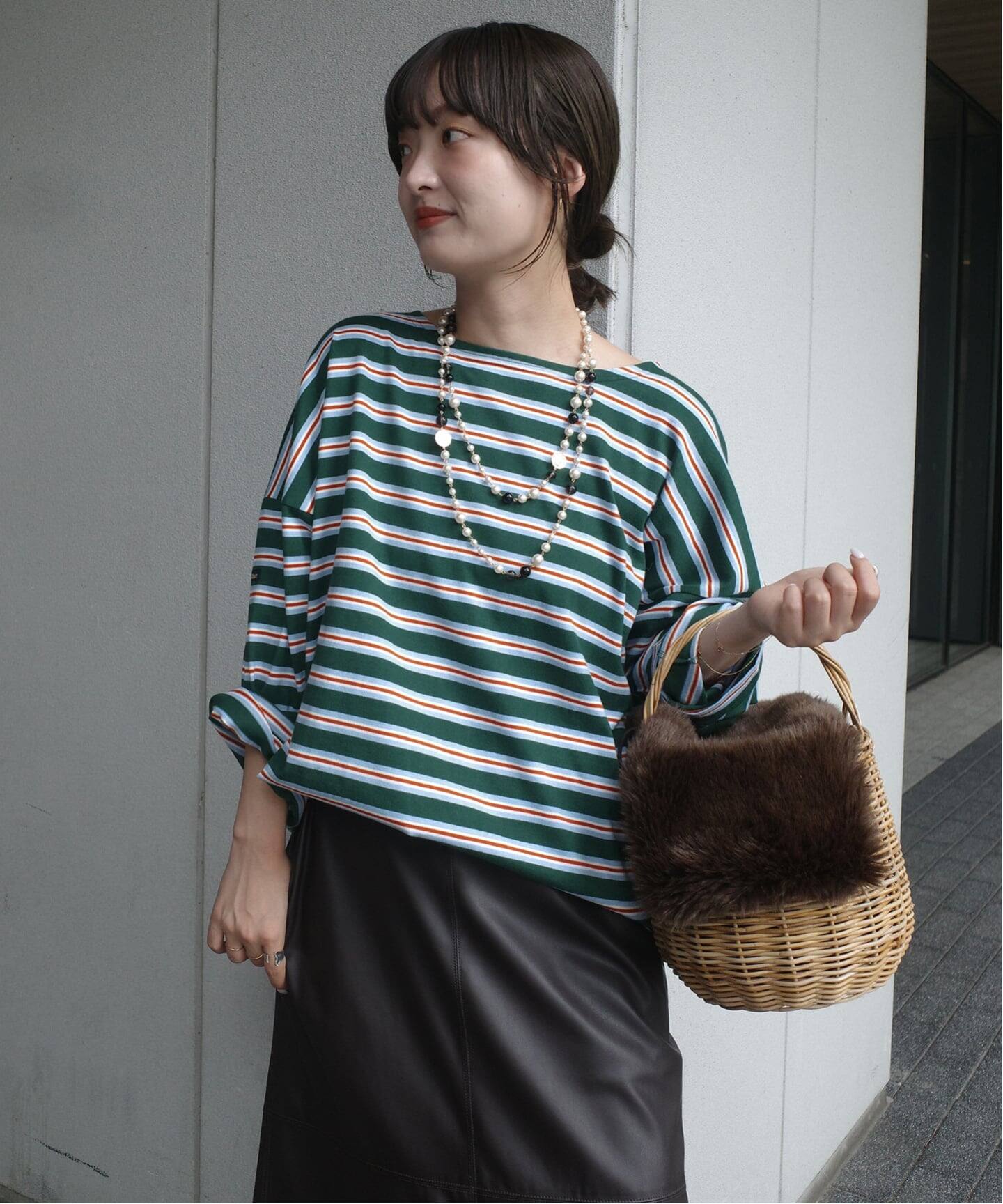 LE MINOR/ルミノア SLOBE別注 マルチボーダー（Tシャツ／カットソー