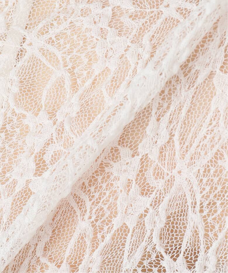 IRONING/アイロニング flower lace ロングスリーブ 01IR009410WT（T 