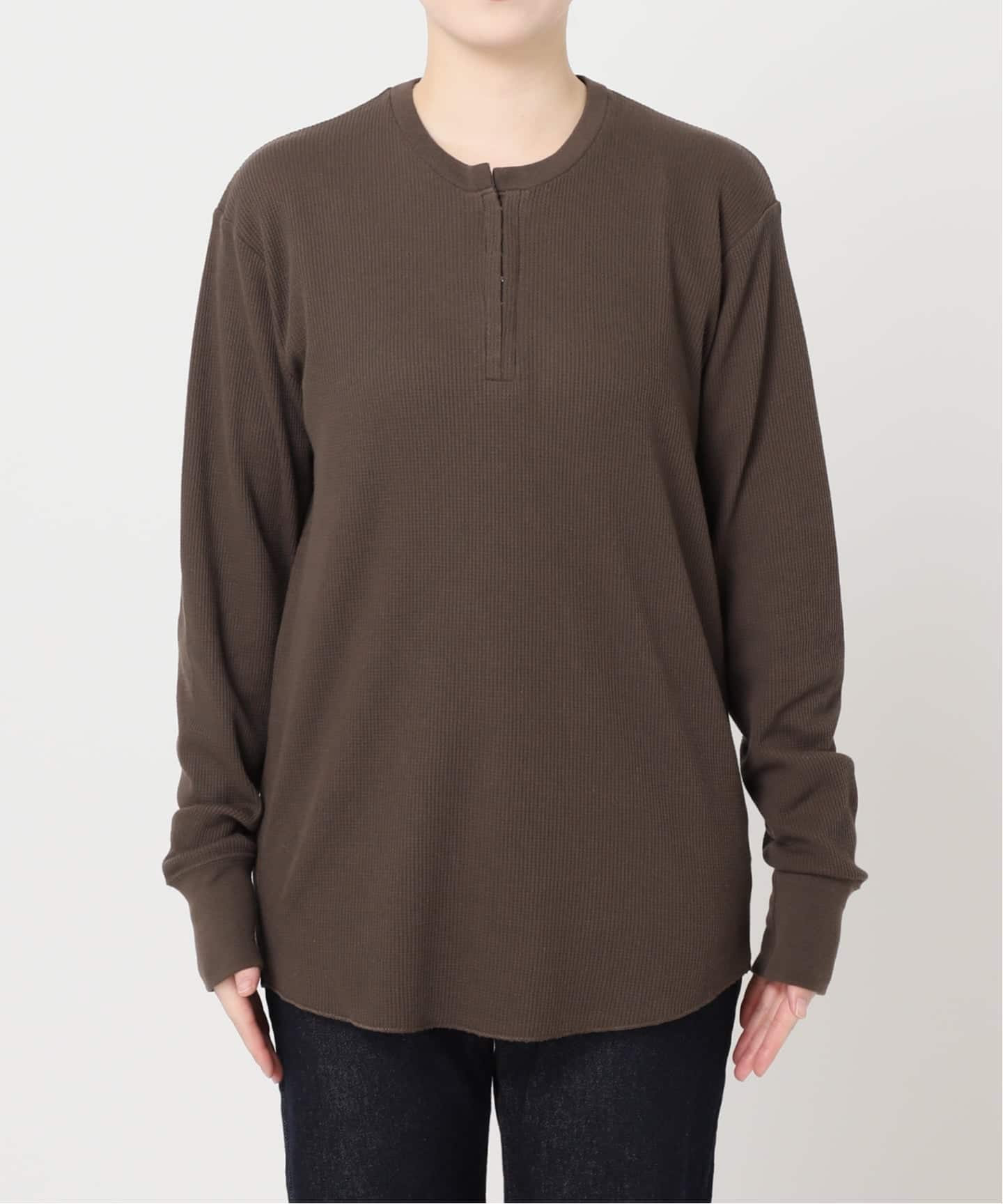 予約》HANES/ヘインズ SLOBE別注 WAFFLE 2パックカットソー（T
