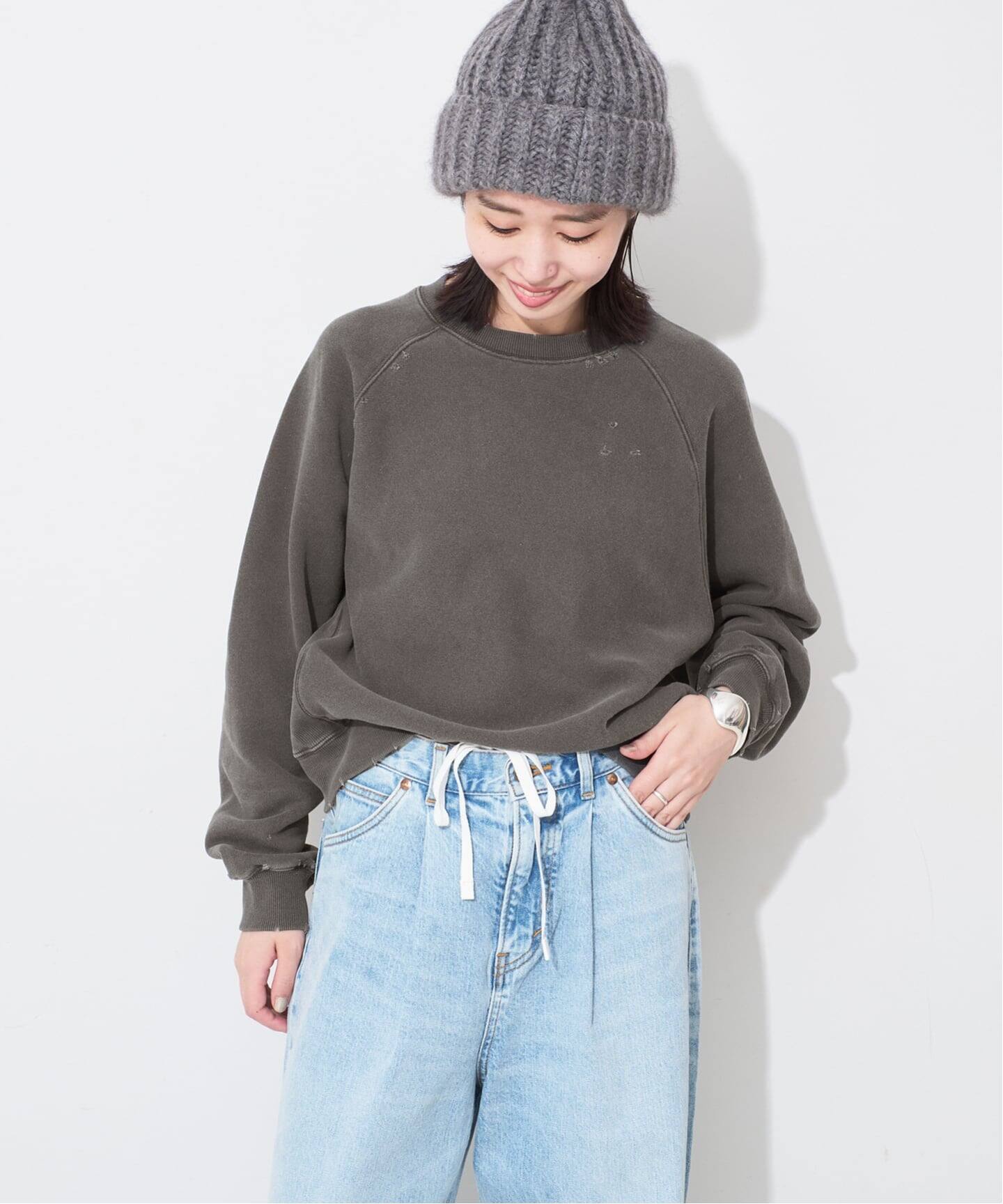 追加》Collegiate Pacific SLOBE別注 ダメージスウェット（スウェット 