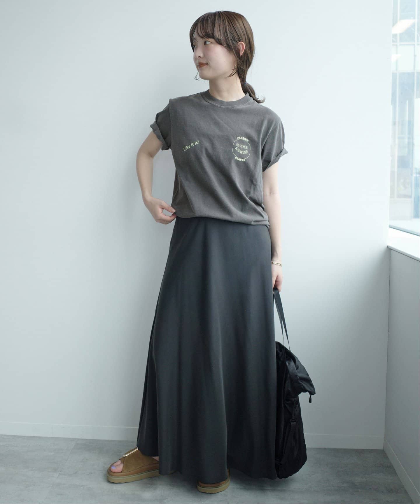 【PARROTT CANVAS/パロットキャンバス】ロンTEE / ロゴ / フ PARROTT CANVAS パロットキャンバス ティーティージェイ S/S