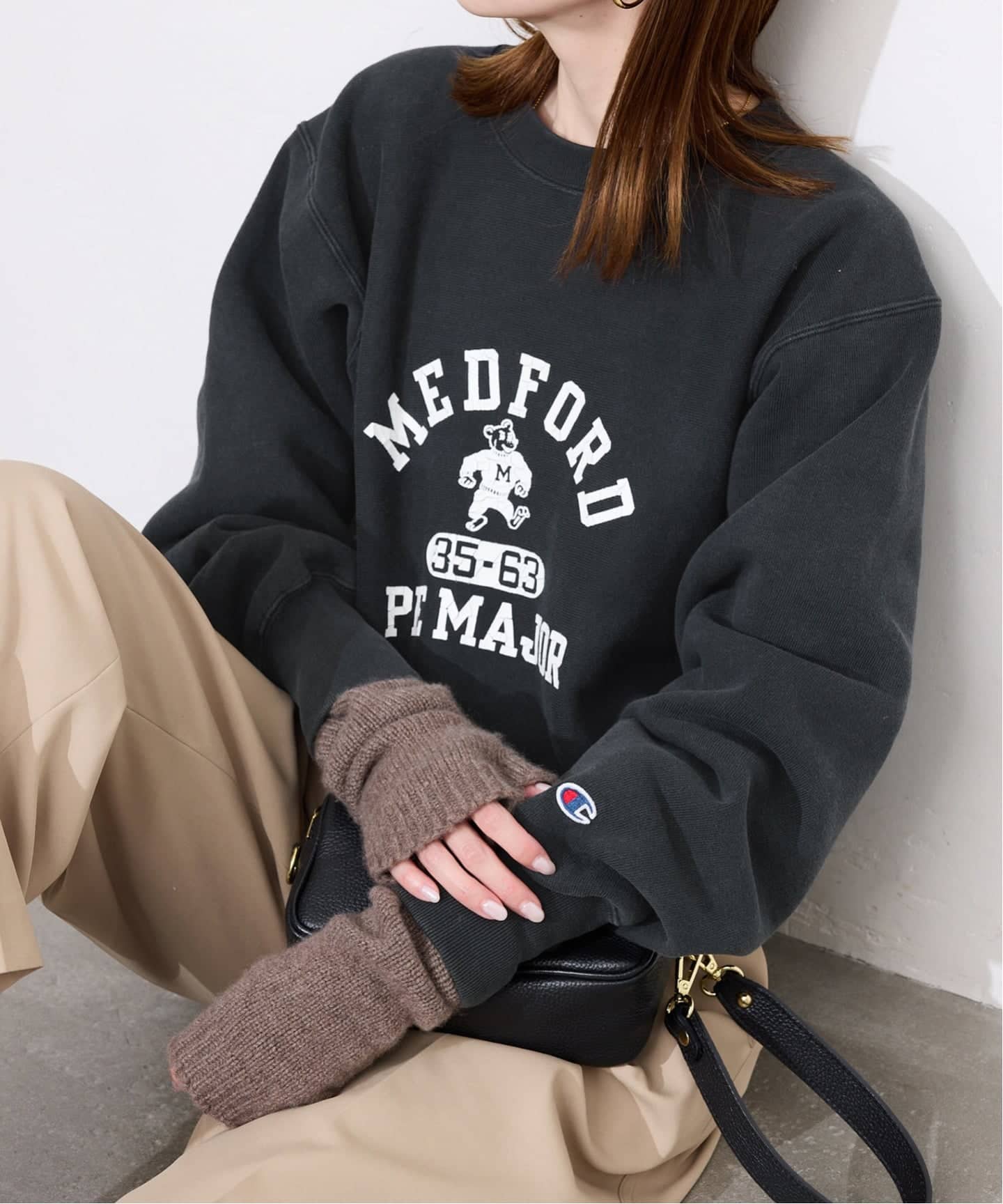 Champion/チャンピオン SLOBE別注 Reverse Weave ロゴスウェット