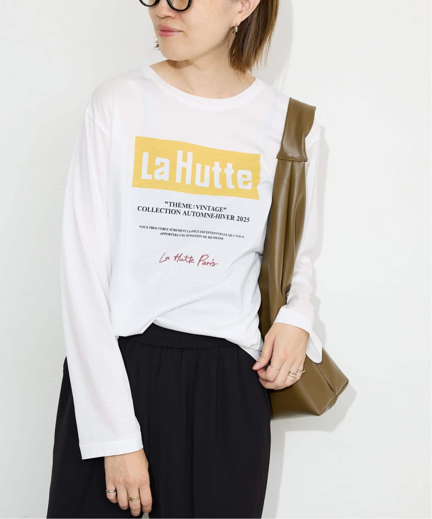 La Hutte/ラ ユット SLOBE別注 ロンTEE