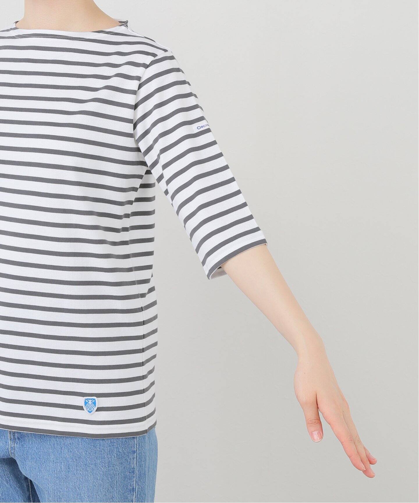 ORCIVAL/オーシバル ゴブソデボーダーTEE #ORC0136（Tシャツ