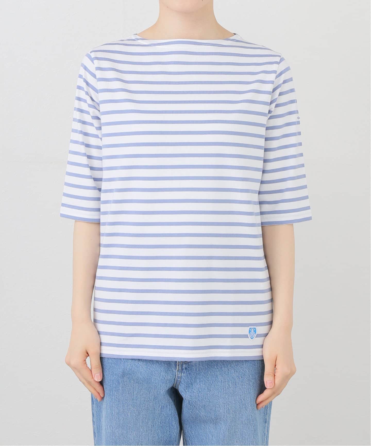 ORCIVAL/オーシバル ゴブソデボーダーTEE #ORC0136（Tシャツ