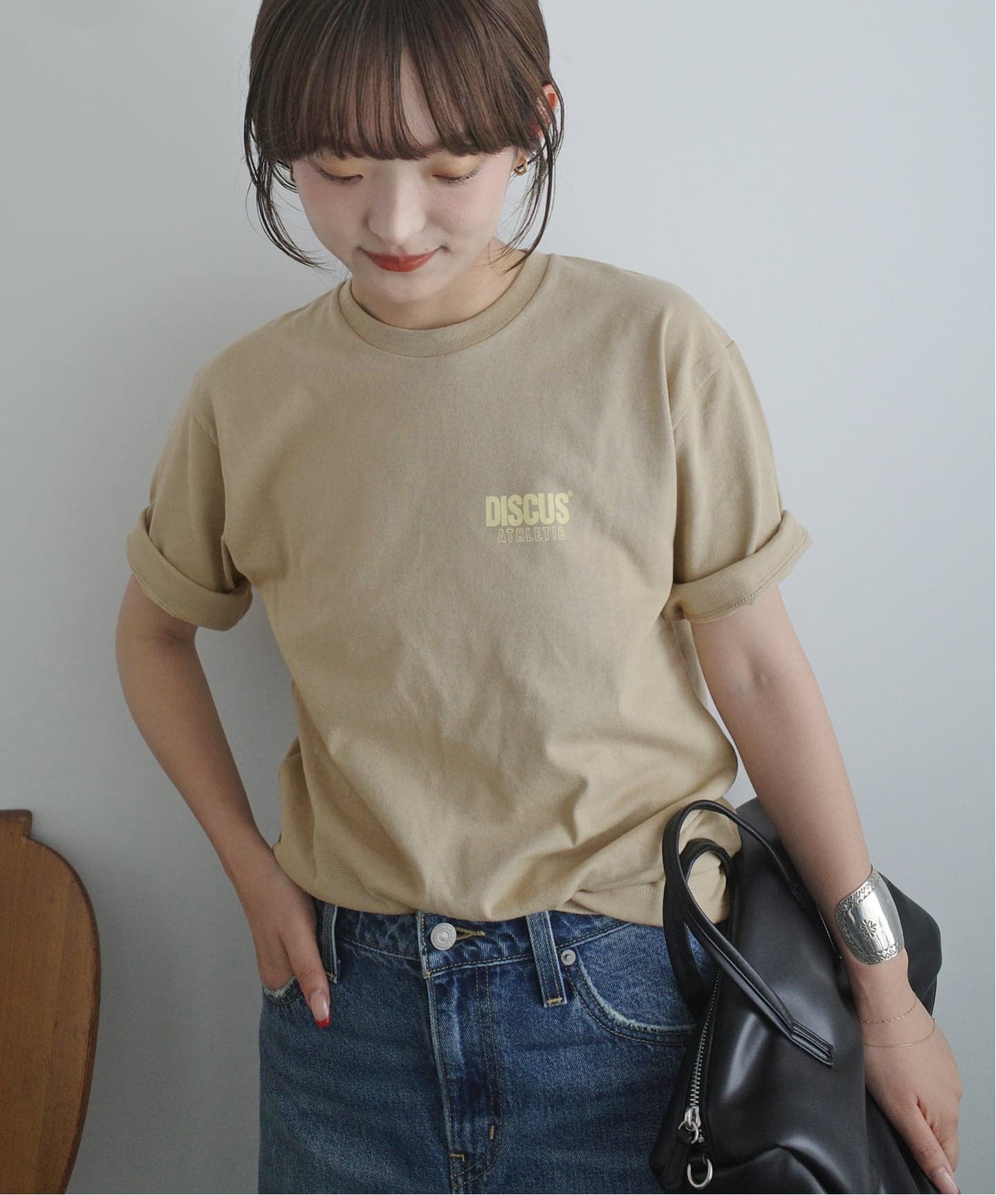 tシャツ DISCUS/ディスカス SLOBE別注 グラフィックTEE レディース DISCUS/ディスカス SLOBE別注 グラフィックTEE（Tシャツ