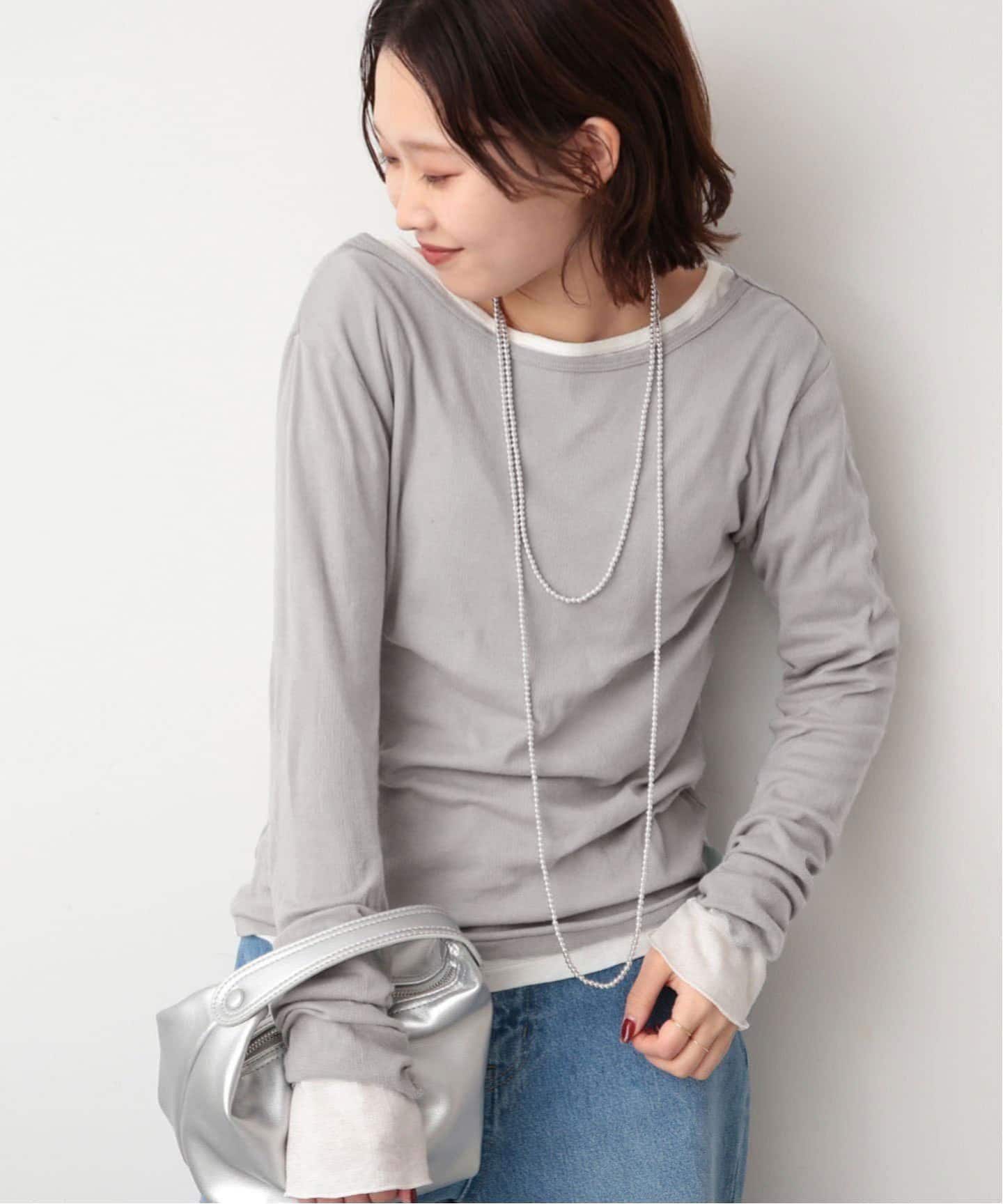 SLOBE IENA ベロアトリコット プルオーバー 新品タグ付き☆ SLOBE IENA ベロアトリコットプルオーバー