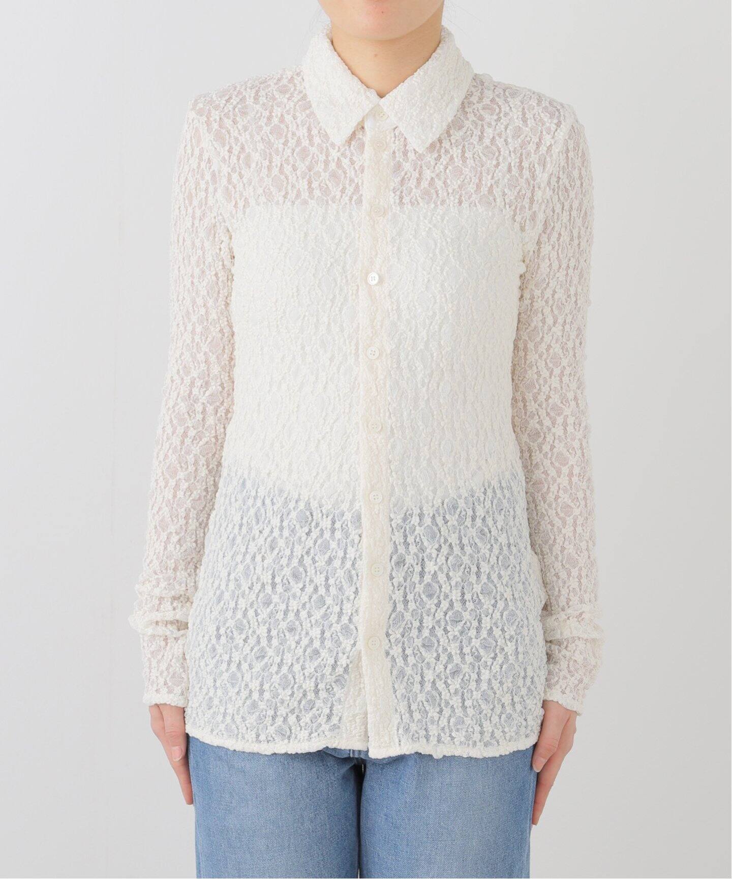 CLANE/クラネ LADY LACE SHIRT 18105-1102（Tシャツ／カットソー  