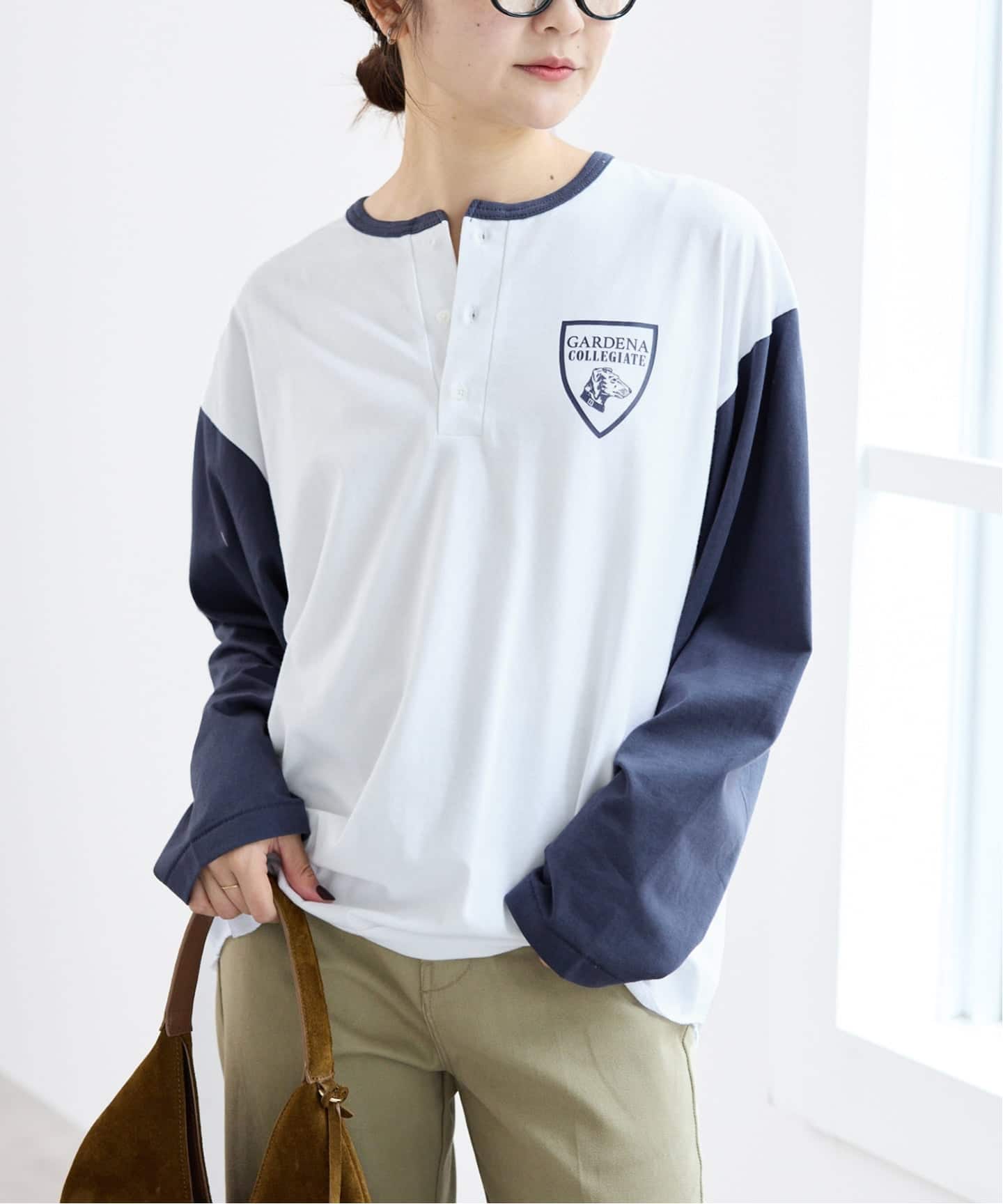 Collegiate Pacific SLOBE別注 ヘンリーベースボールロンT（Tシャツ