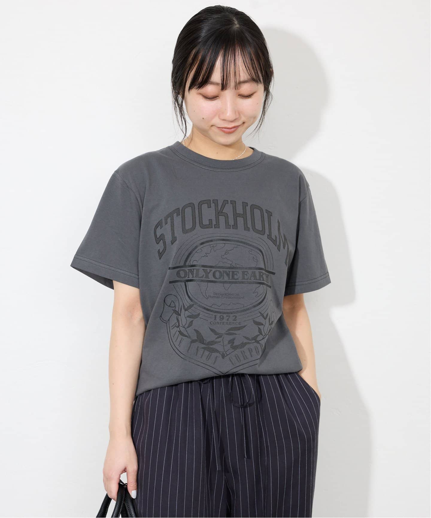 tシャツ WAVE UNION/ウェーブユニオン LOGO TEE レディース WAVE UNION/ウェーブユニオン LOGO TEE（Tシャツ／カットソー