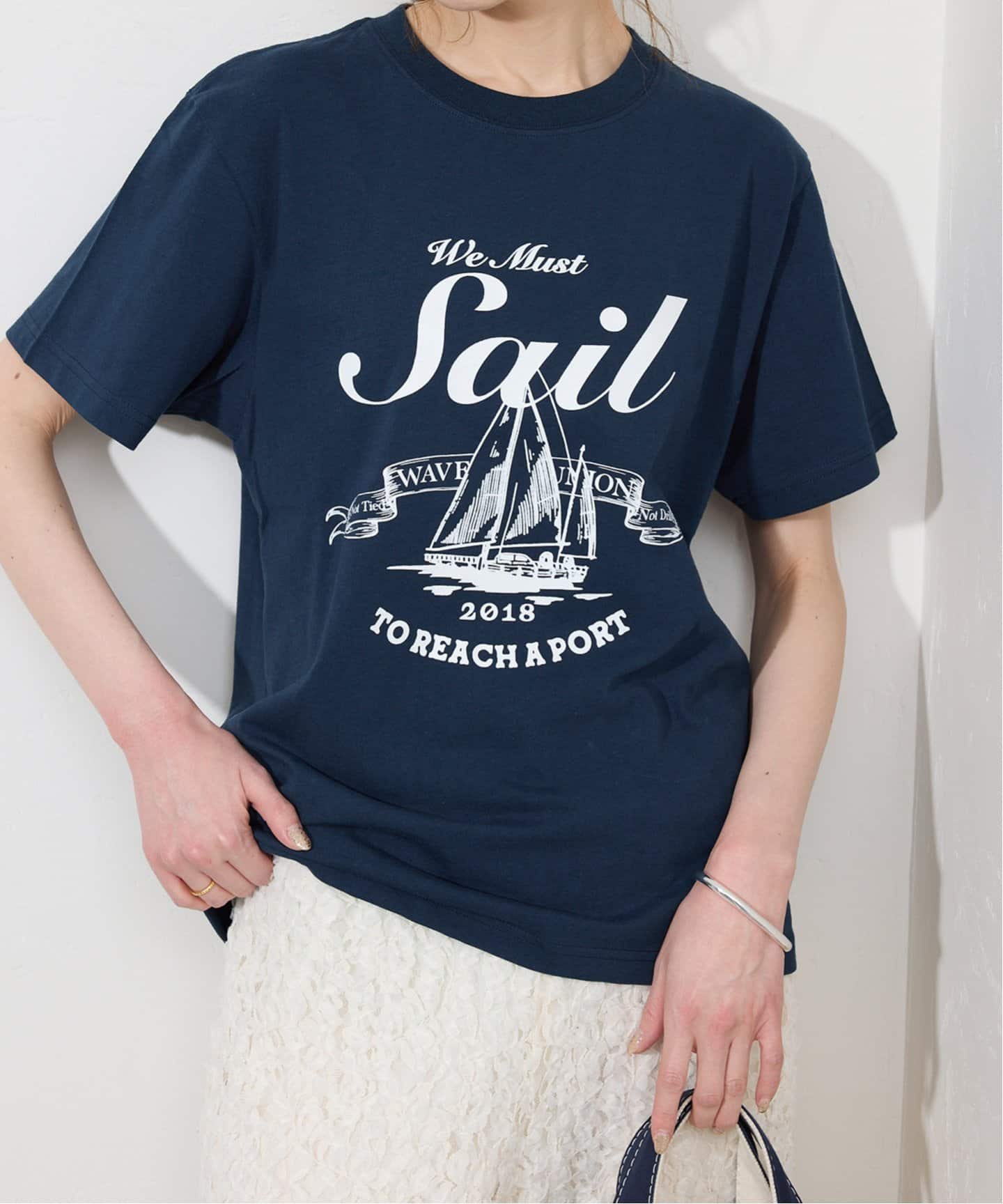 WAVE UNION/ウェーブユニオン LOGO TEE