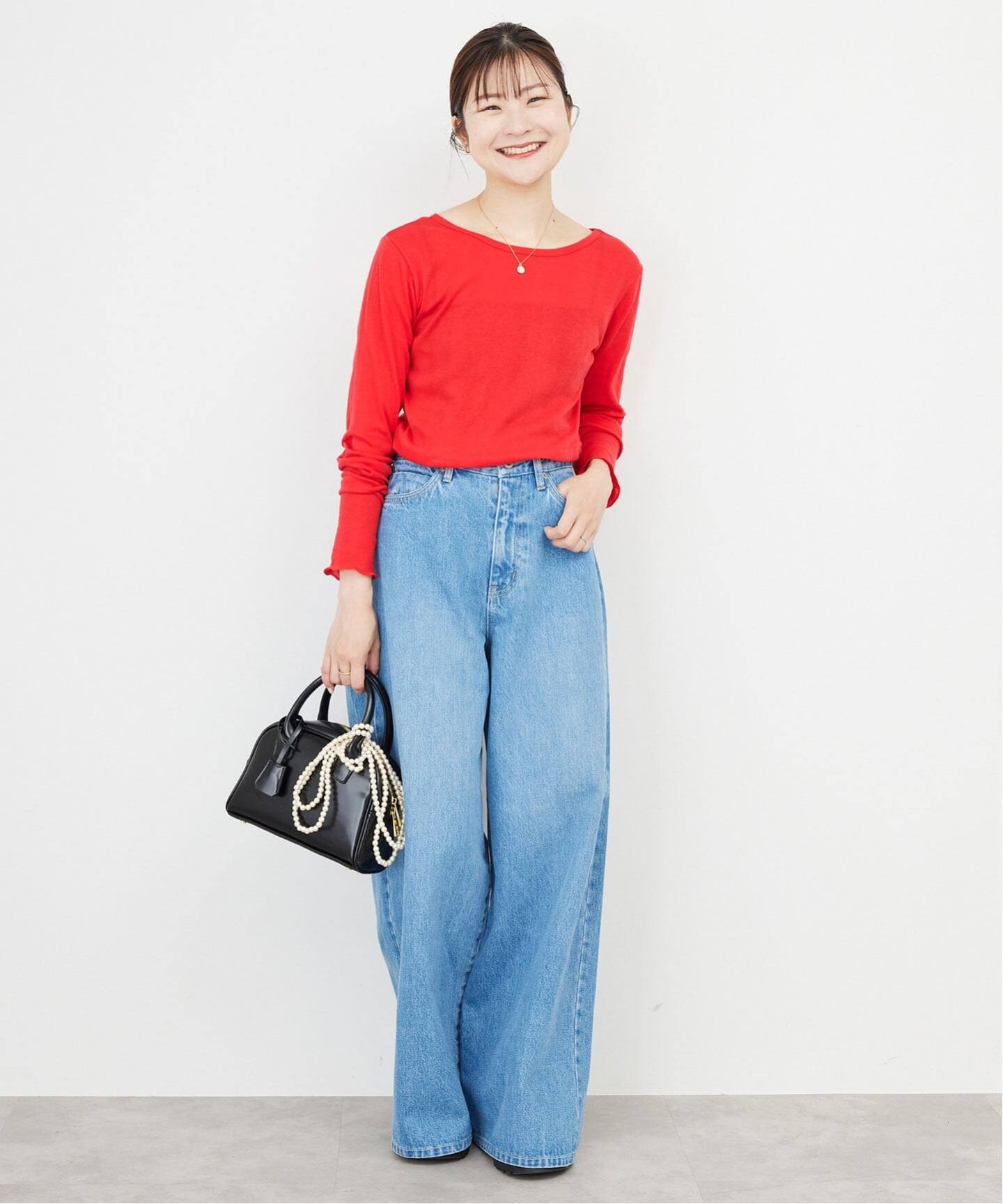追加8》miller SLOBE別注 SHEER RIB クルーネック（Tシャツ