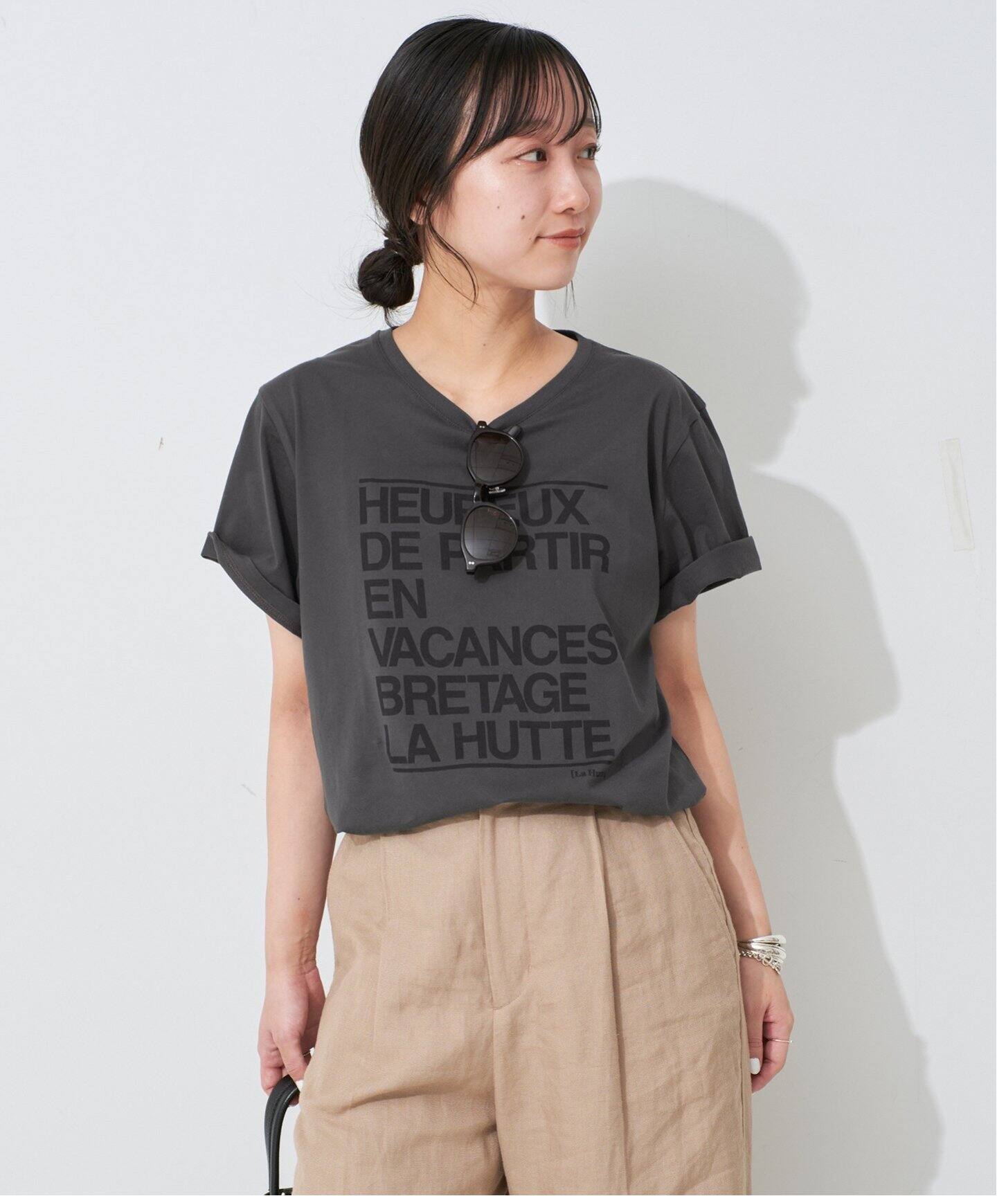 LA HUTTE/ラ ユット SLOBE別注 ロゴTEE（Tシャツ／カットソー
