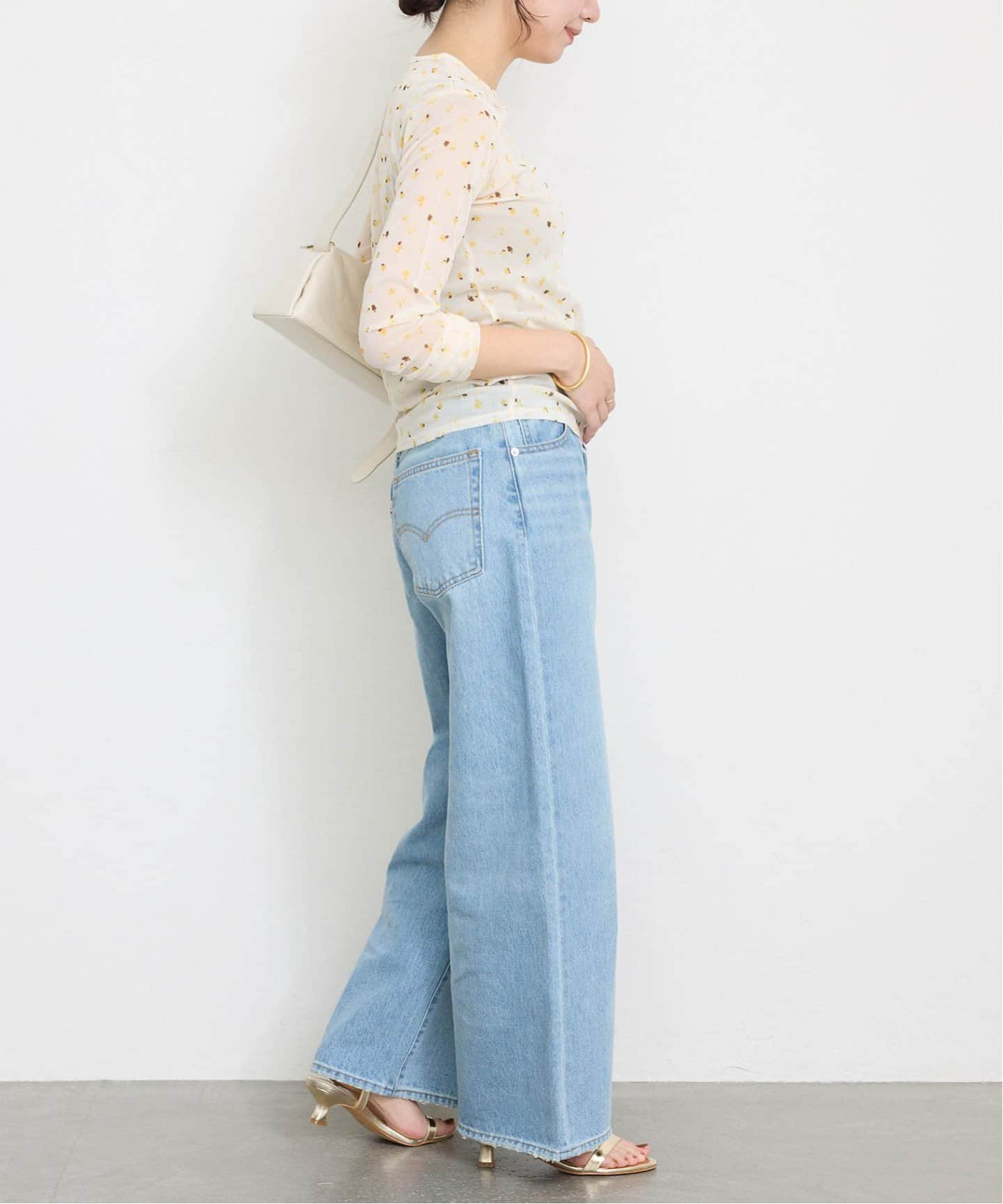81BRANCA/ハチイチブランカ SLOBE別注 チュールトップス（T