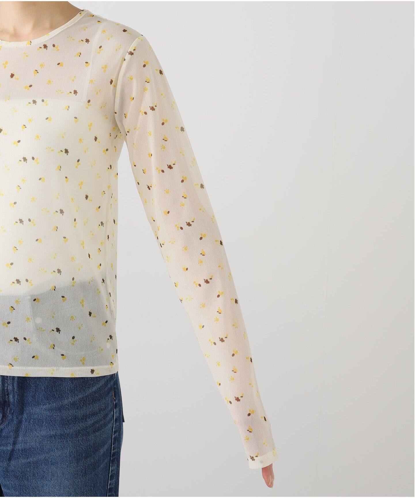 81BRANCA/ハチイチブランカ SLOBE別注 チュールトップス（Tシャツ
