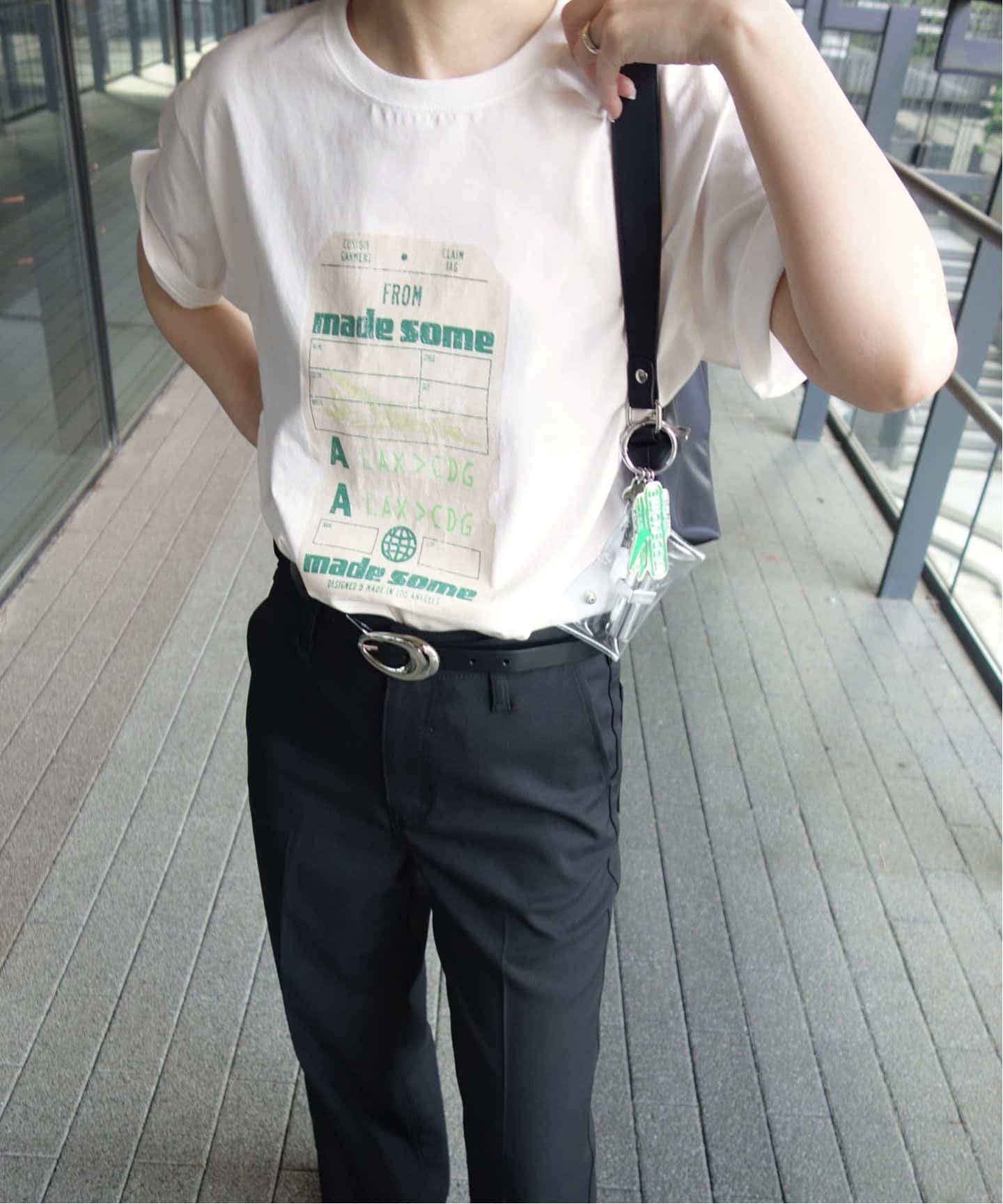 tシャツ made some sports wear for SLOBE IENA ロゴTEE レディース SLOBE IENA tシャツ made some sports wear for ロゴTEE