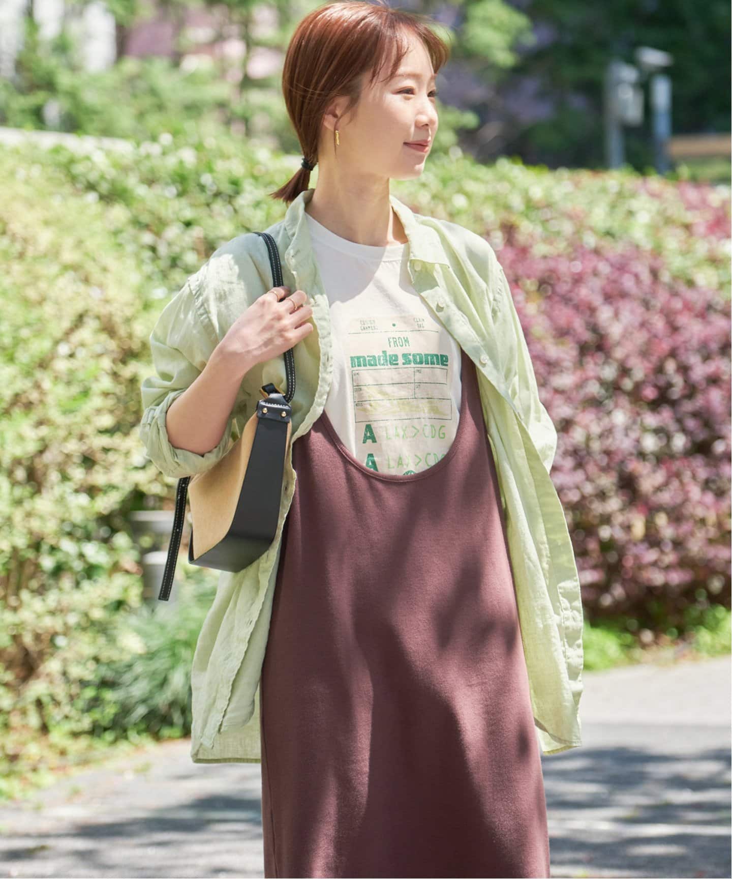 made some sports wear for SLOBE IENA ロゴTEE（Tシャツ