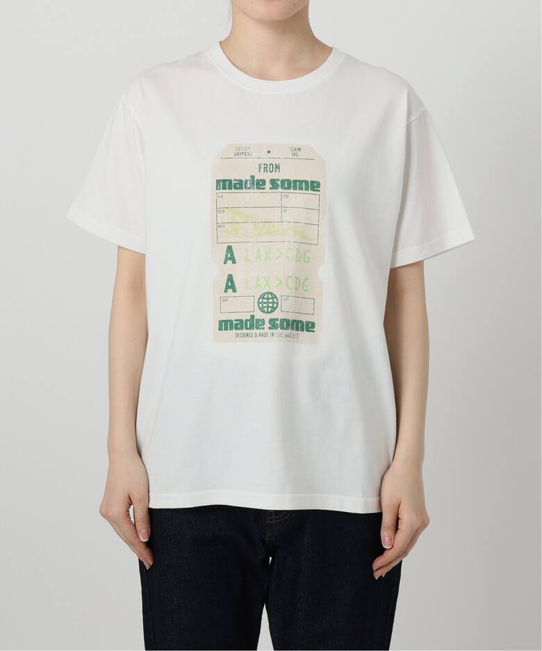 made some sports wear for SLOBE IENA ロゴTEE（Tシャツ／カットソー 