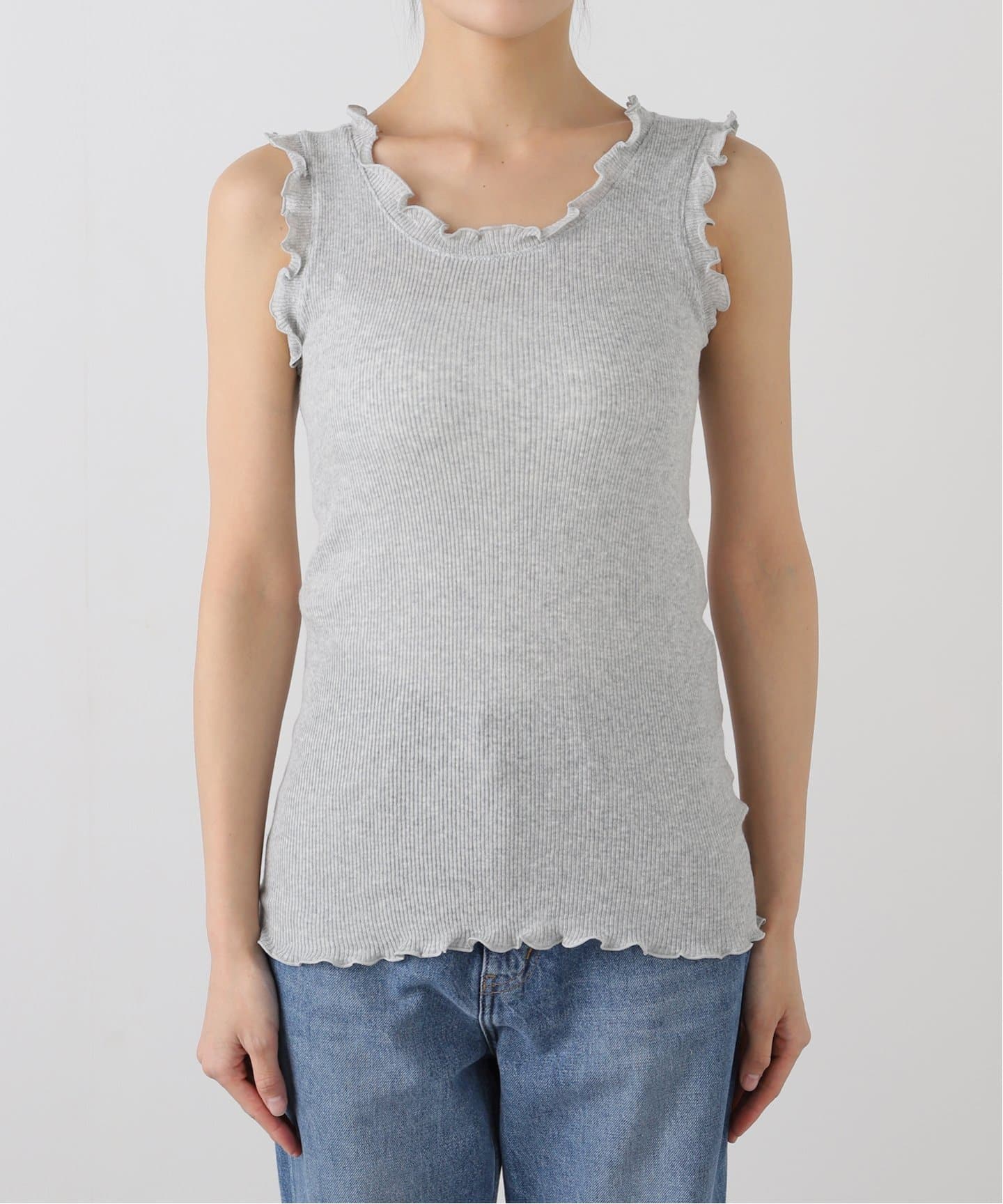 ★SLOBE IENA★別注カップインタンクトップ　PALM 追加2》PALM/パーム SLOBE別注 2SETキャミソール（カップ付き