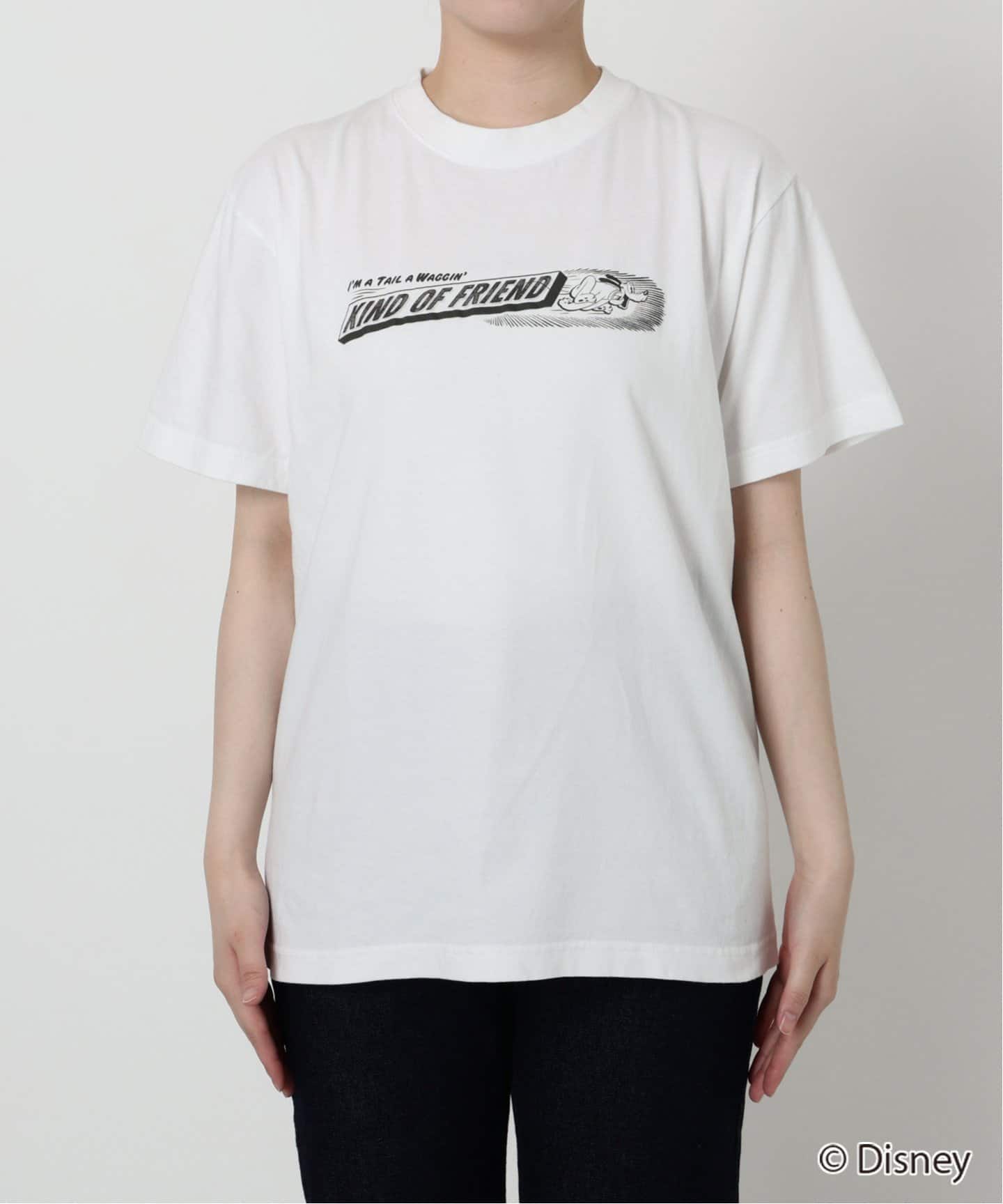「SLOBE IENA」 「＋81BRANCA」半袖Tシャツ FREE ホワイト系その他 レディース 81BRANCA/ハチイチブランカ SLOBE別注 プルートTシャツ（Tシャツ