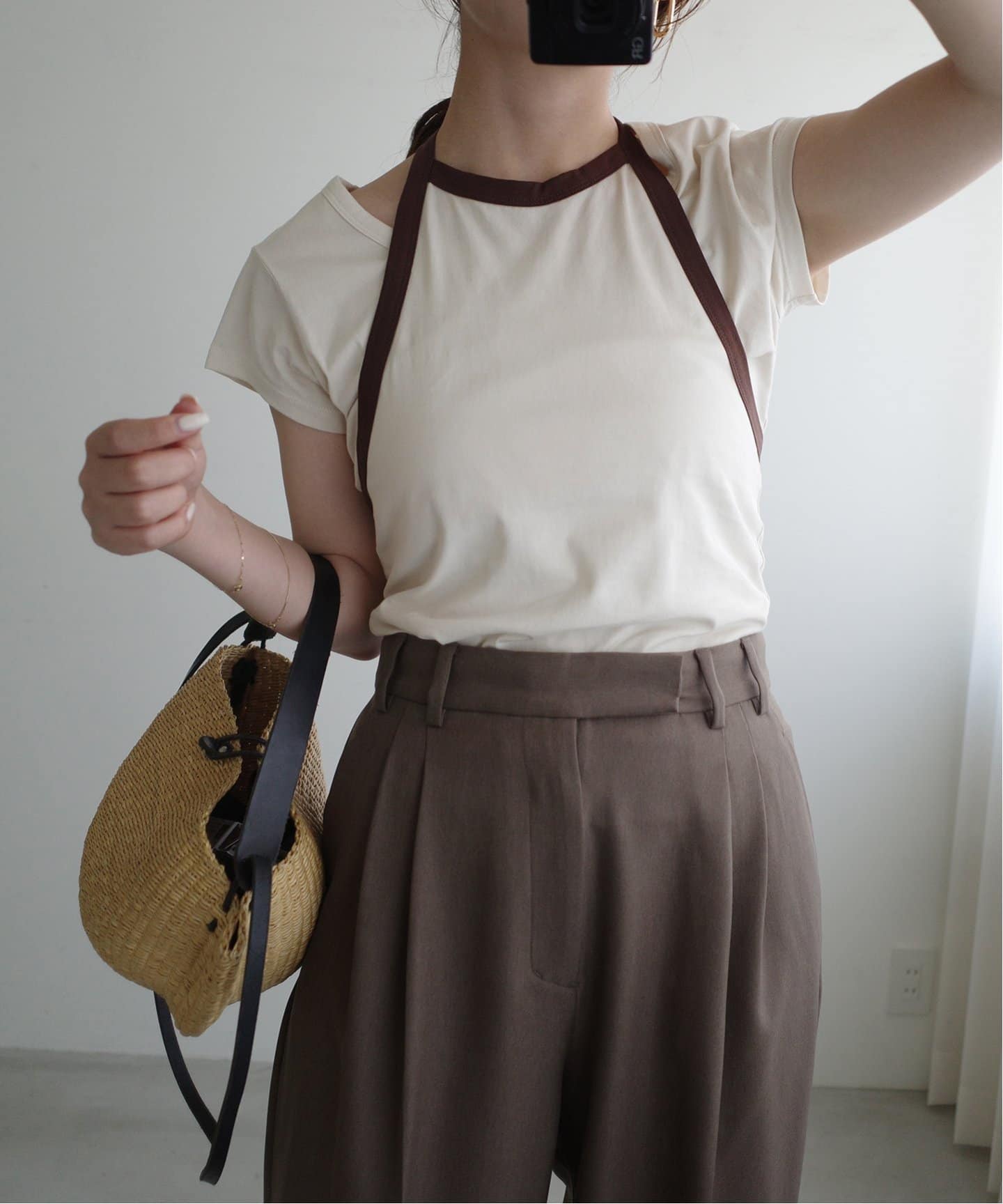 Plus by ONIT/オニット SLOBE別注 レイヤードセットTシャツ 2枚セット》Plus by ONIT/オニット SLOBE別注 レイヤードセットT
