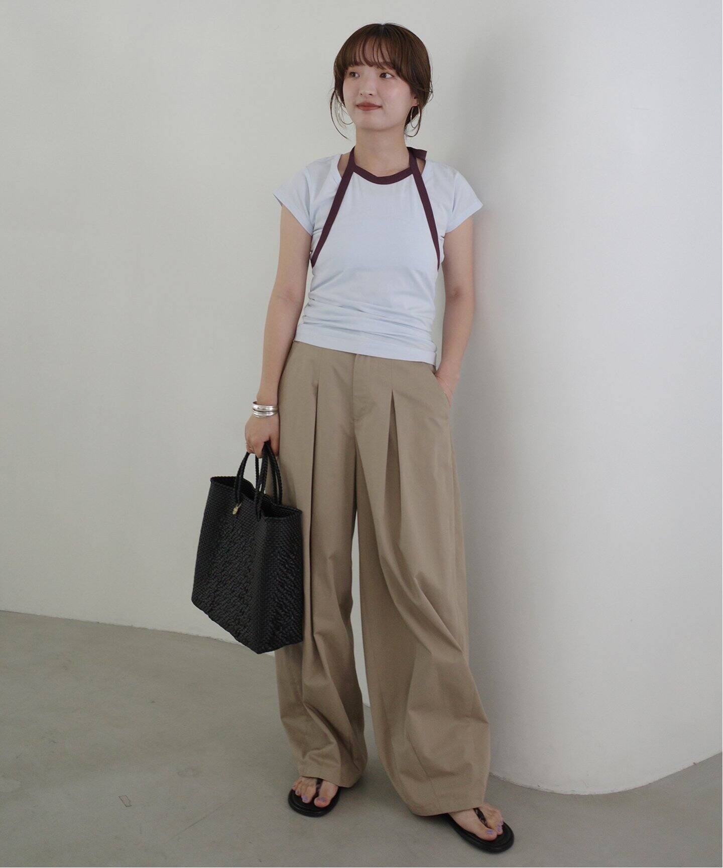 2枚セット》Plus by ONIT/オニット SLOBE別注 レイヤードセットTシャツ