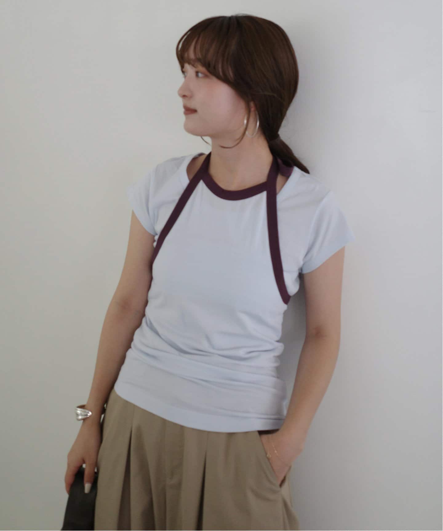 2枚セット》Plus by ONIT/オニット SLOBE別注 レイヤードセットT