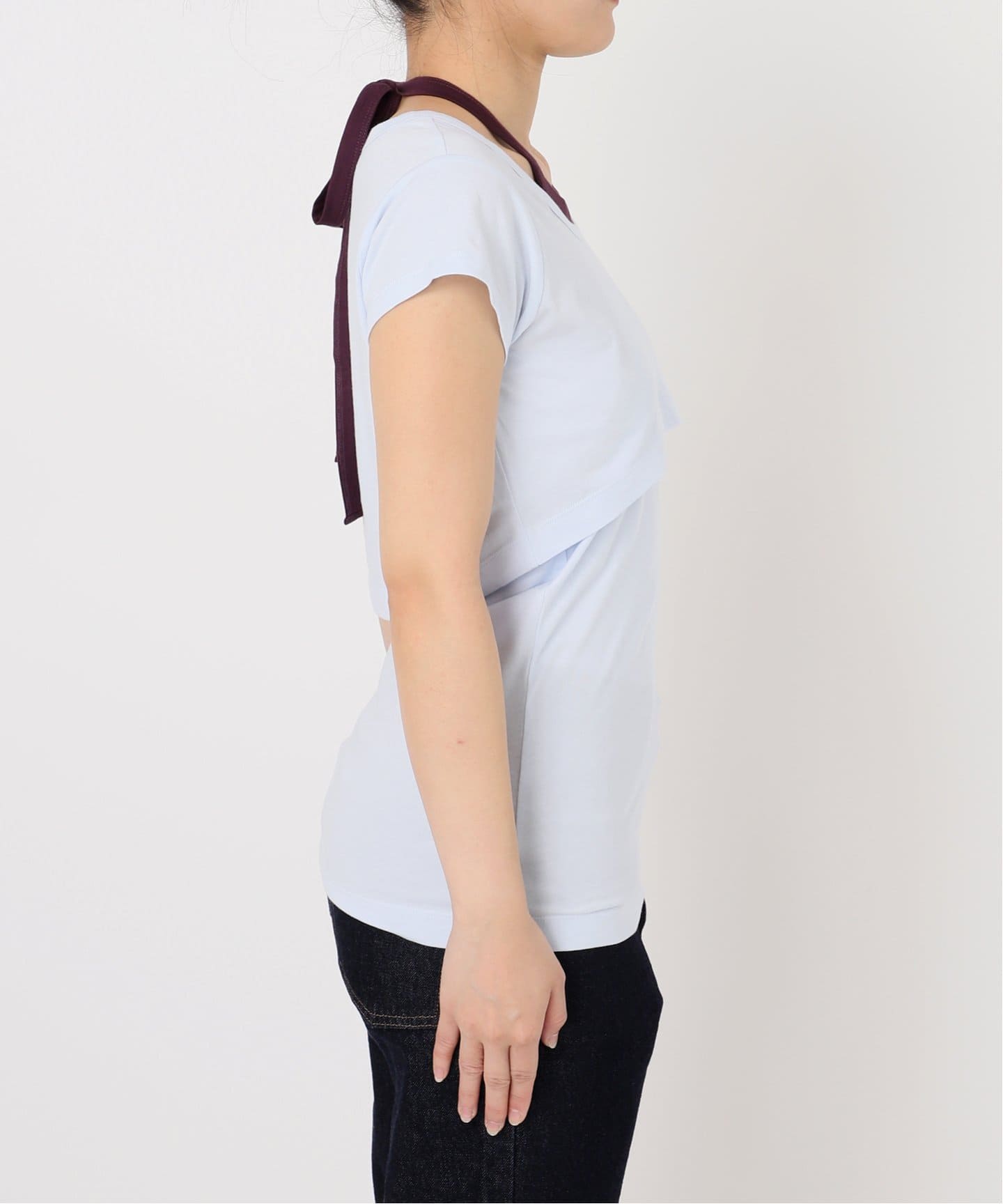 Plus by ONIT/オニット SLOBE別注 レイヤードセットTシャツ SLOBE IENA tシャツ 「2枚セット」Plus by ONIT/オニット SLOBE