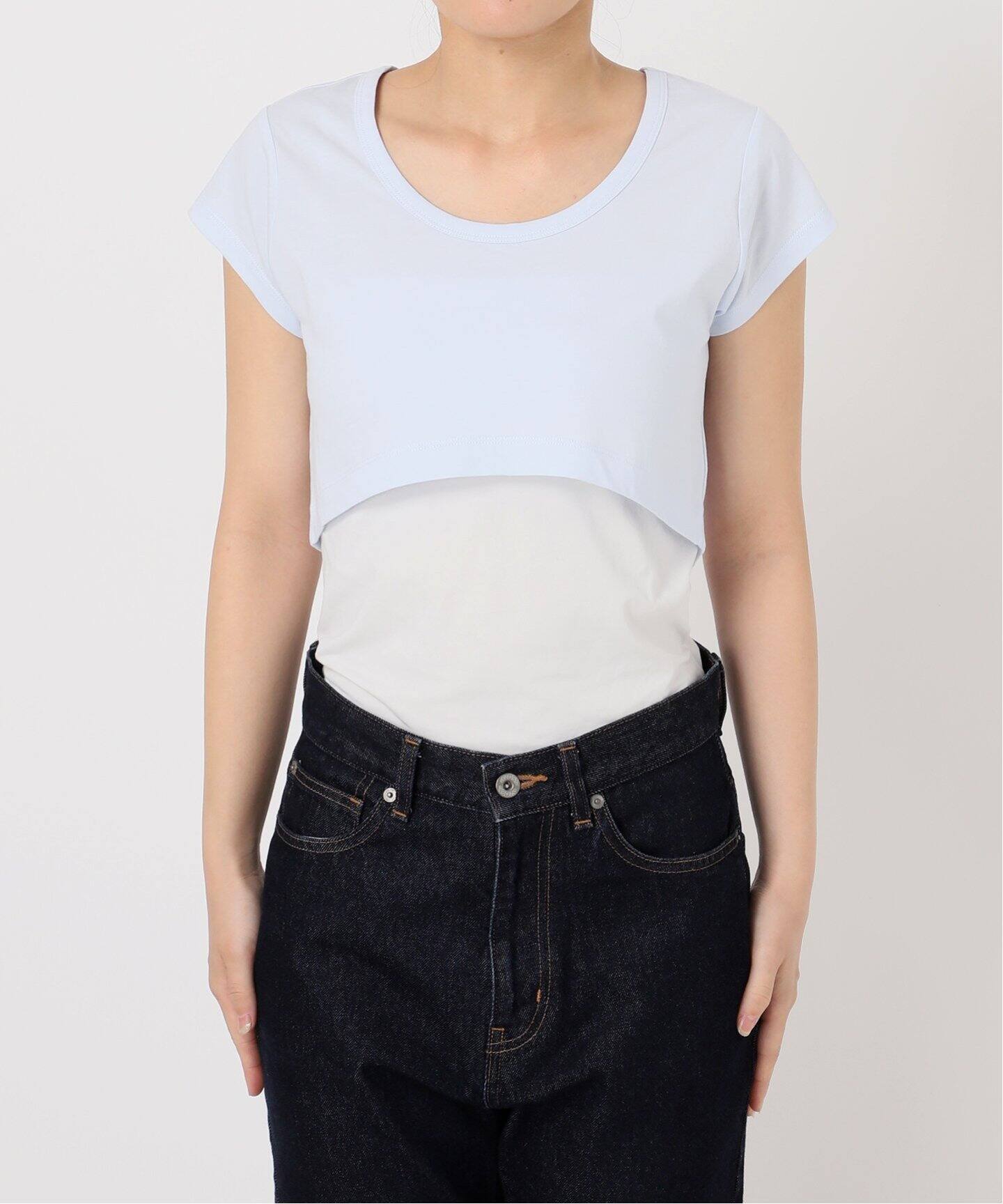 2枚セット》Plus by ONIT/オニット SLOBE別注 レイヤードセットT