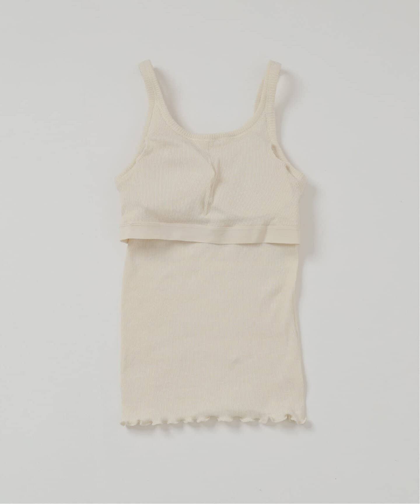 ★SLOBE IENA★別注カップインタンクトップ　PALM PALM/パーム SLOBE別注 2SETキャミソール（カップ付きインナー