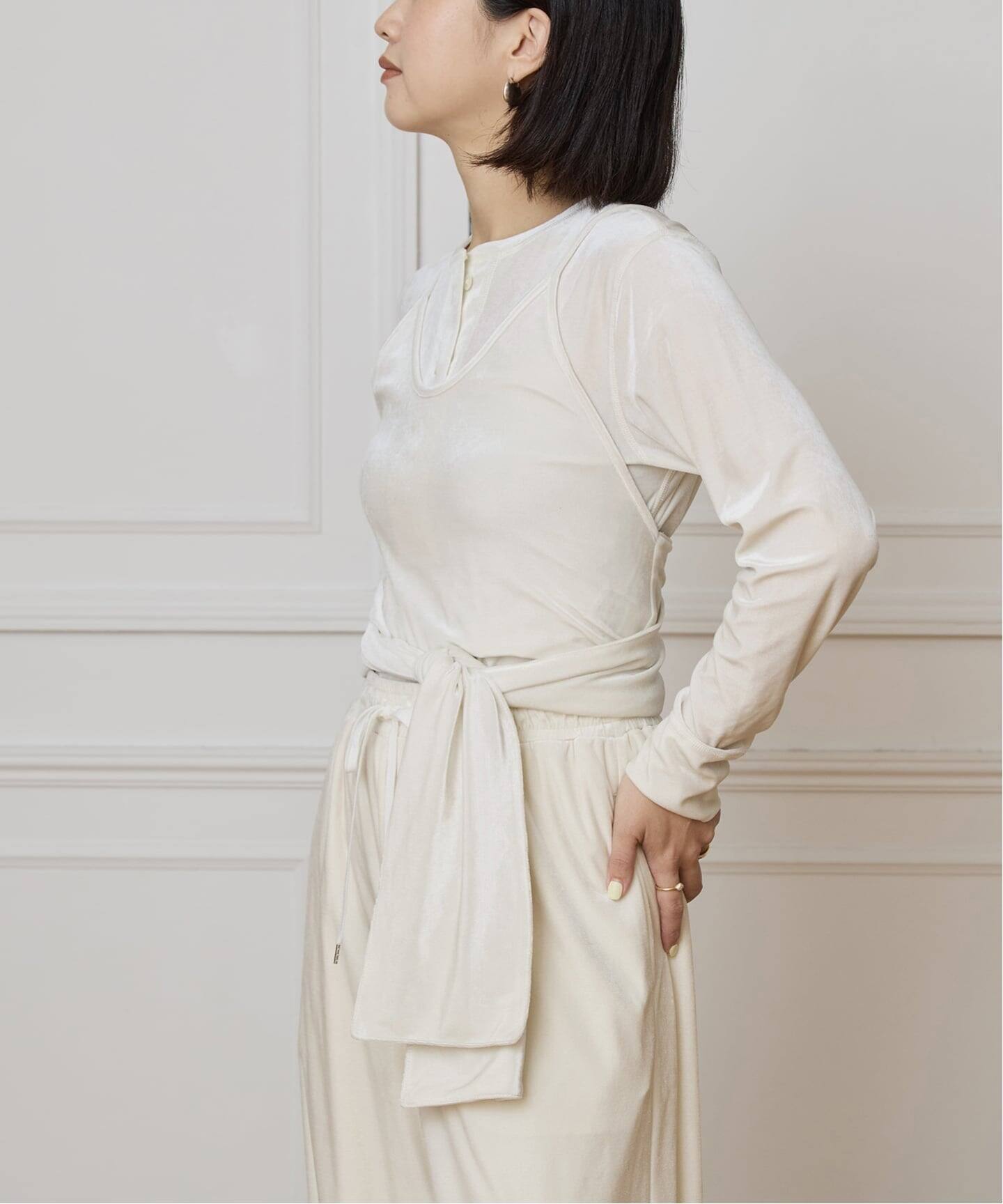 IENA LA BOUCLE トリアセベロアキャミソール（キャミソール）｜IENA