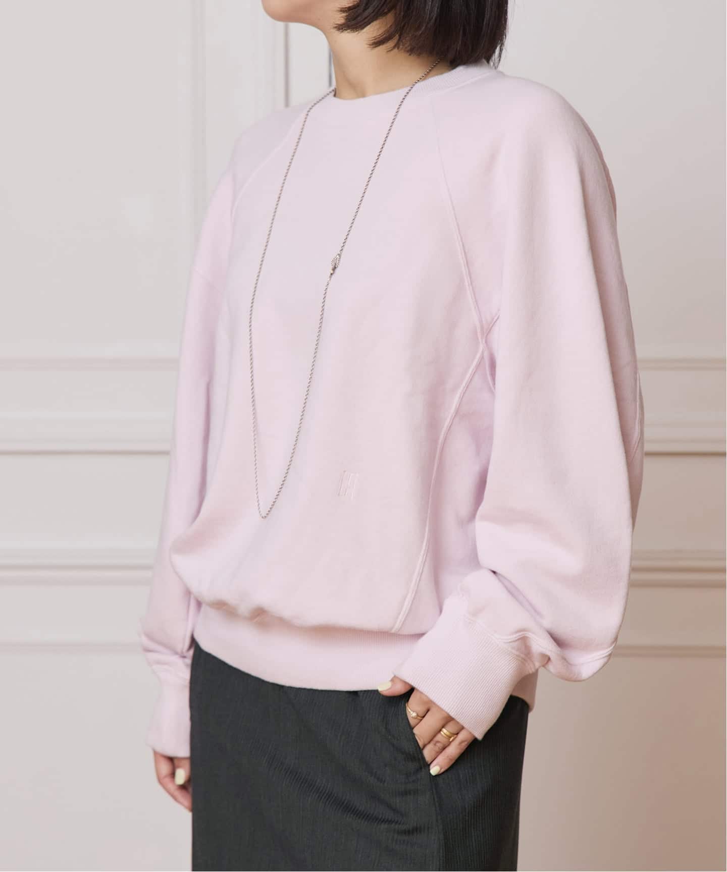 【美品】〈IENA LA BOUCLE〉カーブスリーブスウェット IENA LA BOUCLE カーブスリーブスウェット（スウェット）｜IENA