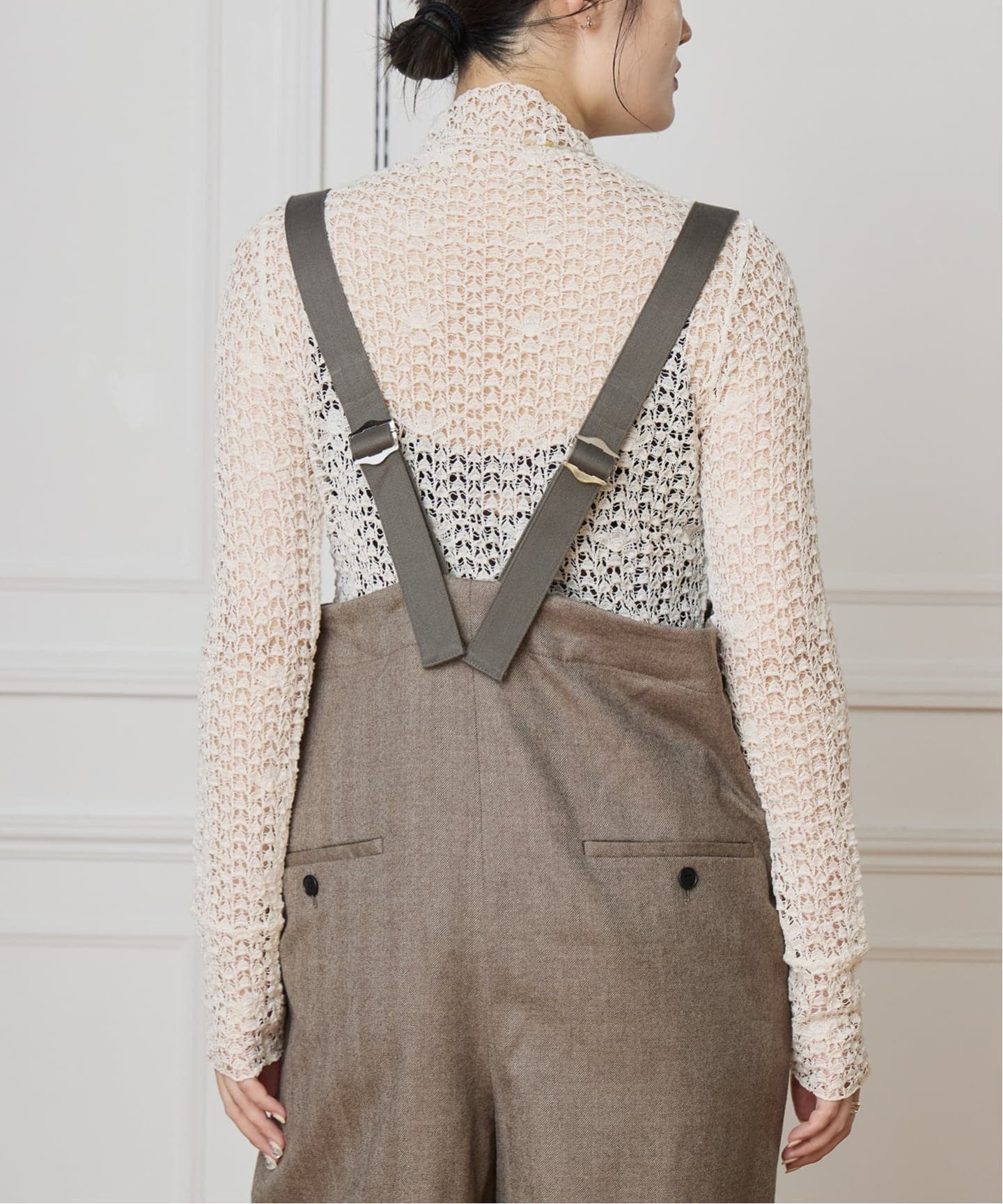 IENA LA BOUCLE antik dantel レースカットソー（Tシャツ／カットソー