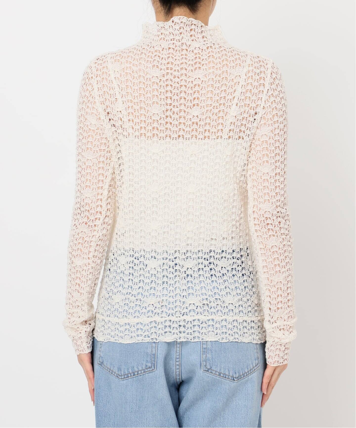 IENA LA BOUCLE antik dantel レースカットソー（Tシャツ／カットソー