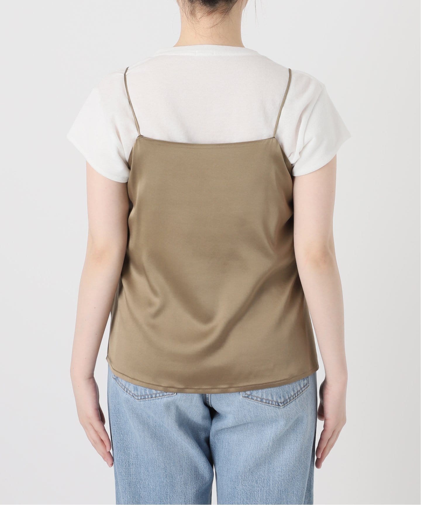 IENA LA BOUCLE ウォッシャブルシルクMIXキャミソール（キャミソール