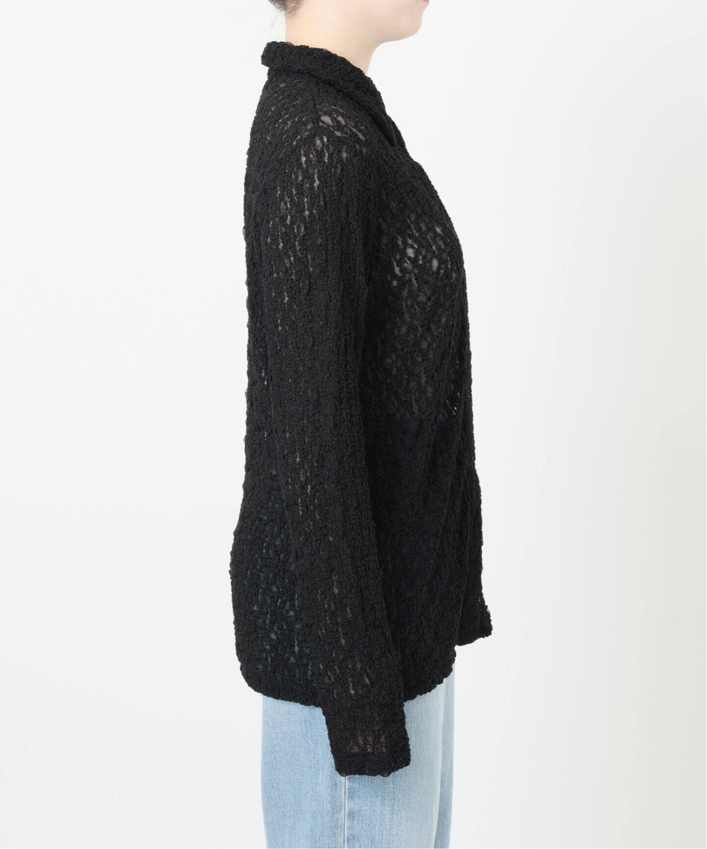 IENA LA BOUCLE ストレッチレースシャツ（シャツ／ブラウス）｜IENA