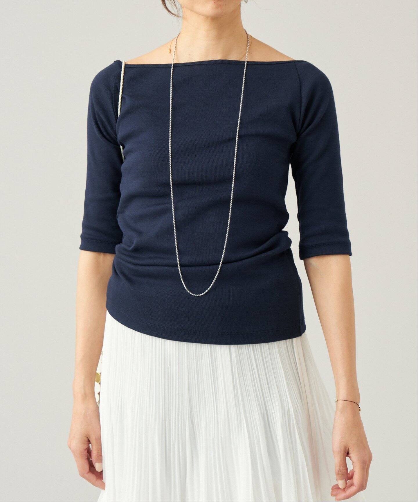 新品　イエナ　IENA 強撚テレコ　クルーネックカットソー IENA｜イエナのTシャツ/カットソー（クルーネック(丸首)）通販