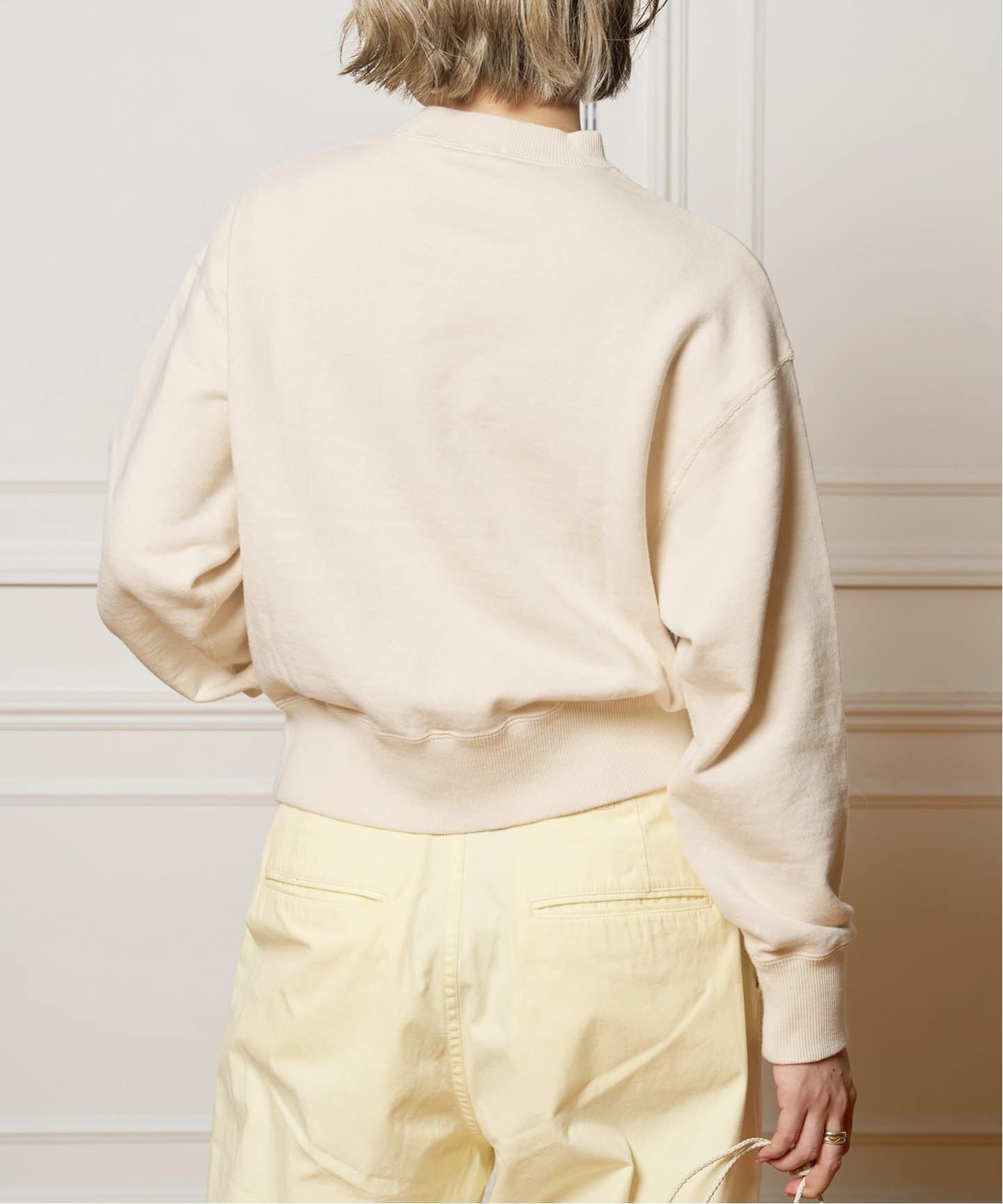 IENA LA BOUCLE ボタニープリントスウェット（スウェット