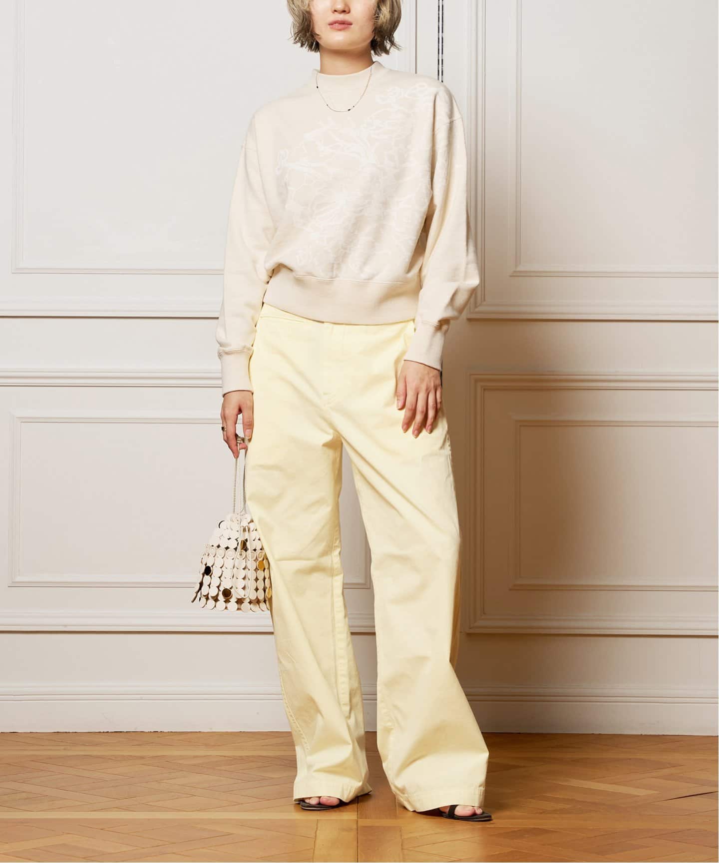 IENA フルールプリントスウェット　フリー IENA LA BOUCLE ボタニープリントスウェット（スウェット