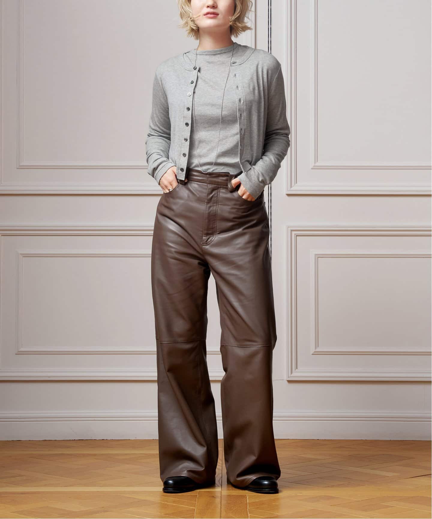 IENA LA BOUCLE シアーフライスロングスリーブTシャツ（Tシャツ