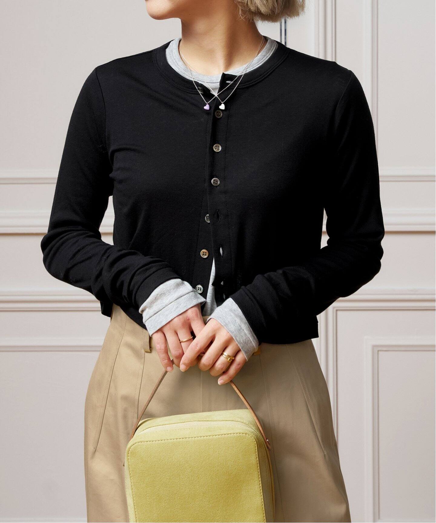 IENA LA BOUCLE シアーフライスカーディガン（カーディガン）｜IENA  