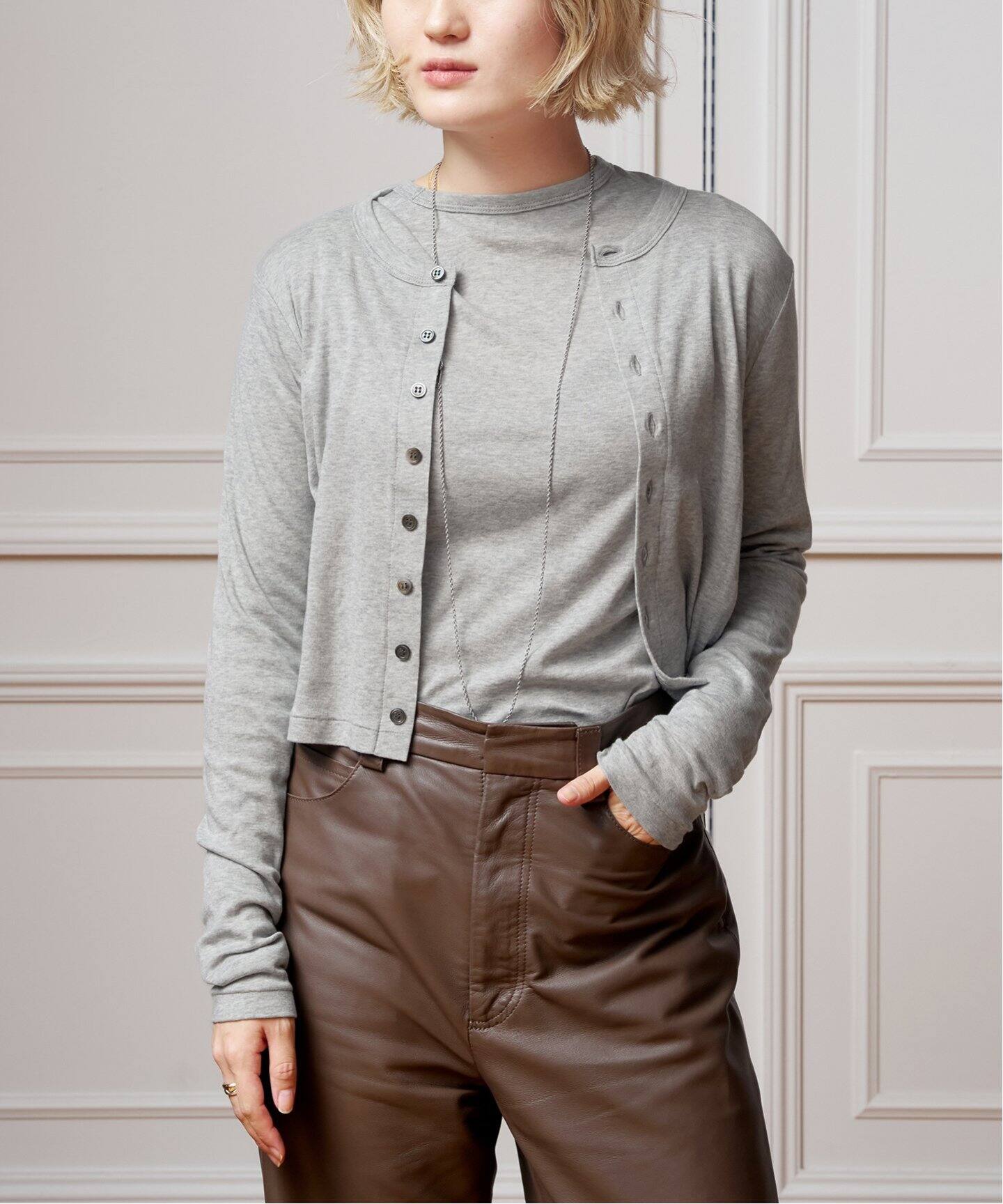 IENA LA BOUCLE シアーフライスカーディガン（カーディガン）｜IENA  